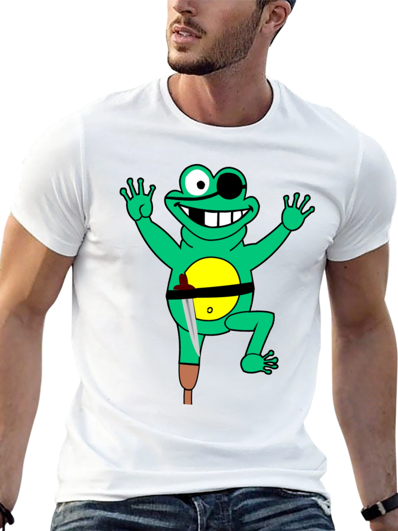 Pirate Frog Graphic T-Shirt