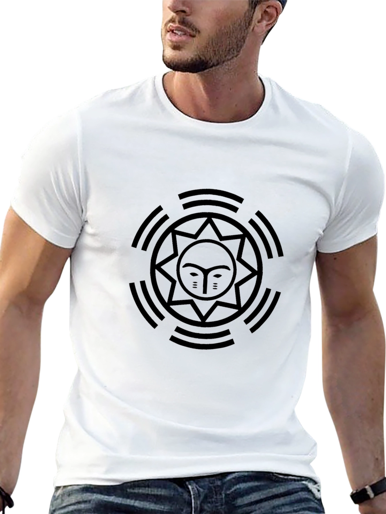 Mystic Sun Graphic Black T-Shirt