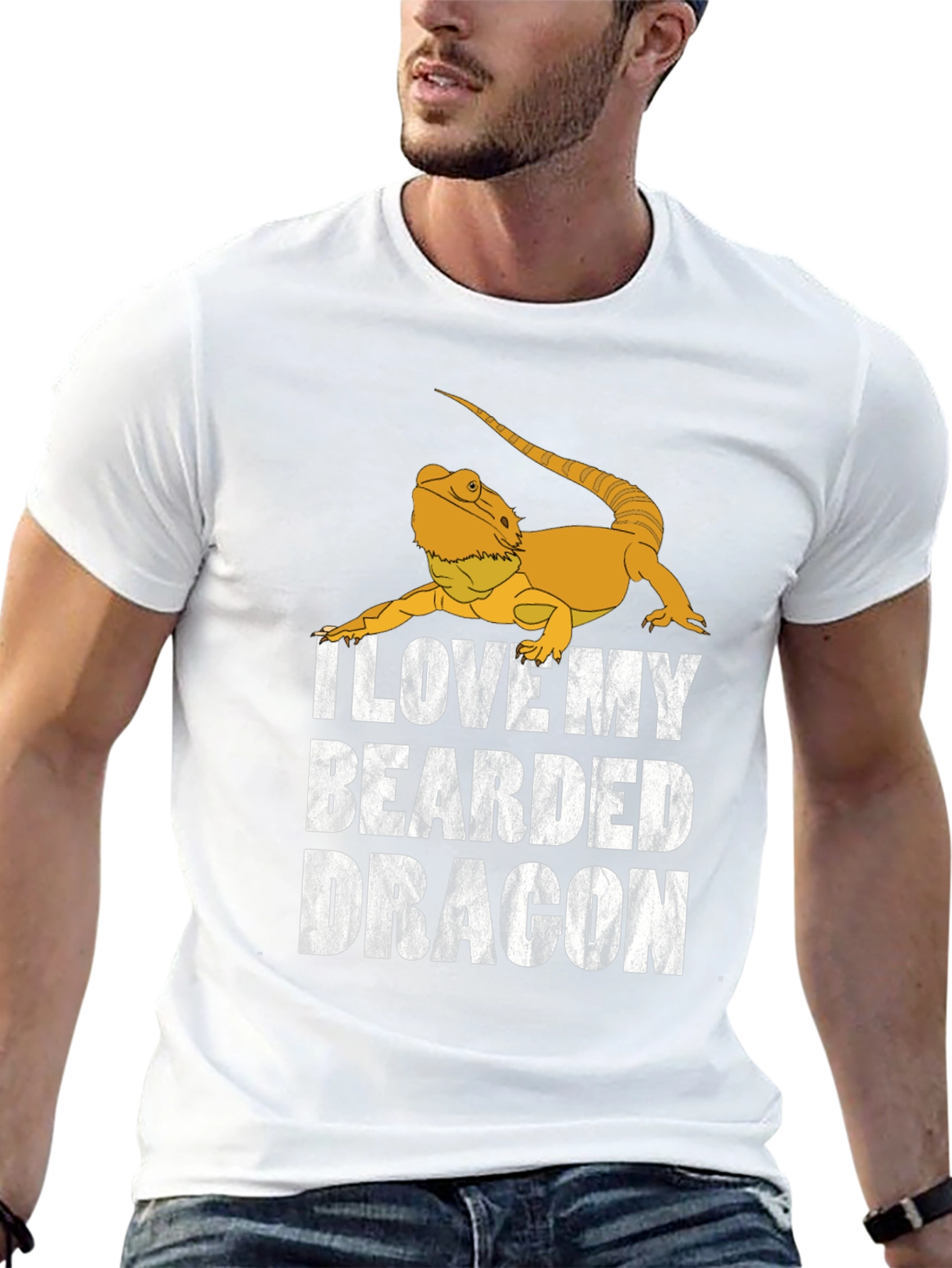 I Love My Bearded Dragon Graphic T-Shirt