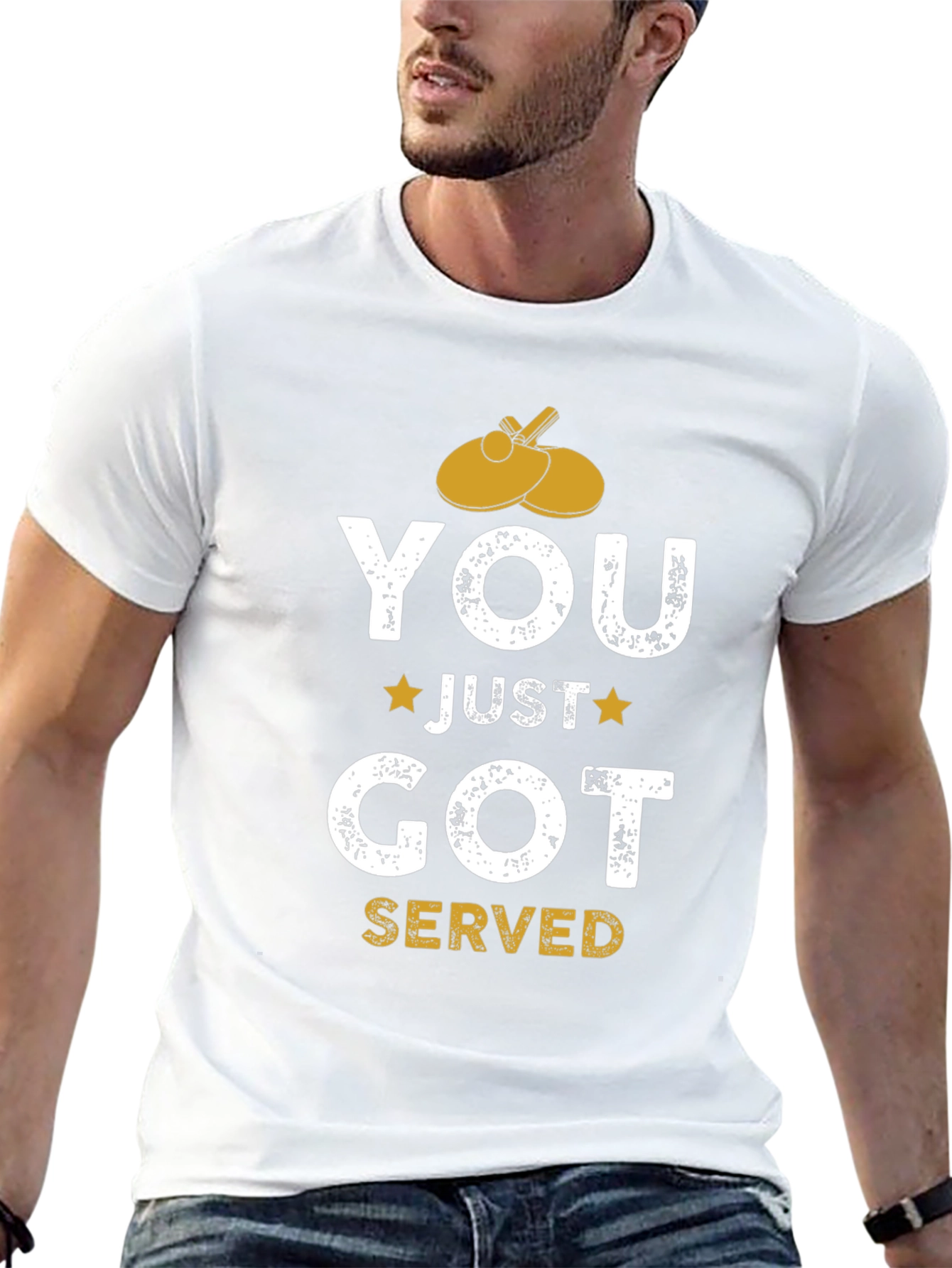 You Just Got Served Table Tennis Graphic T-Shirt