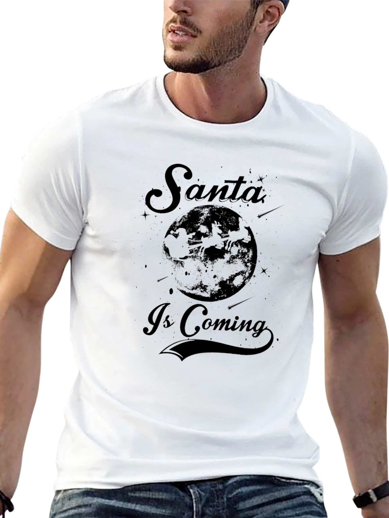 Santa is Coming Graphic T-Shirt