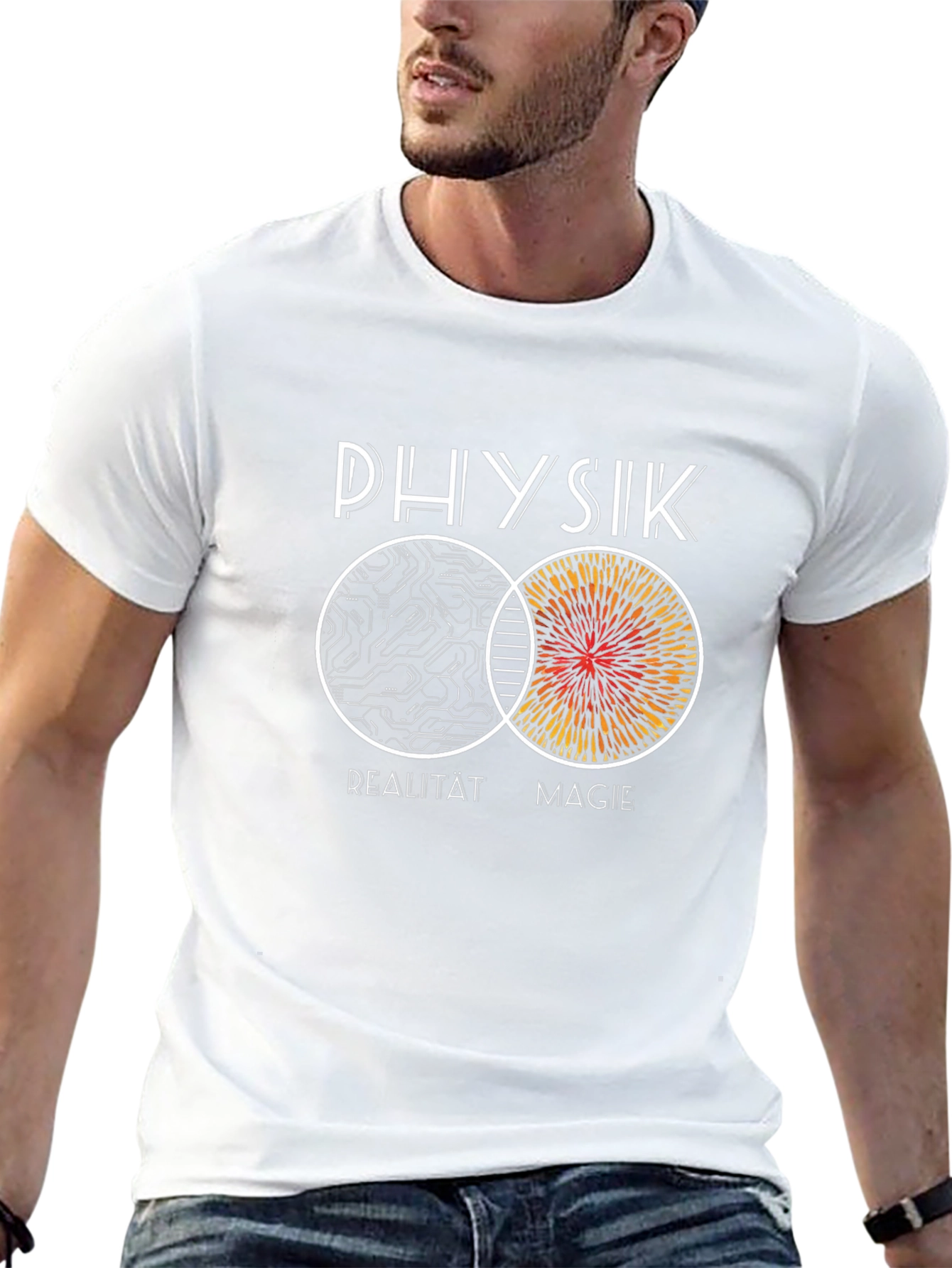 Physik Reality & Magic Graphic Tee - Black