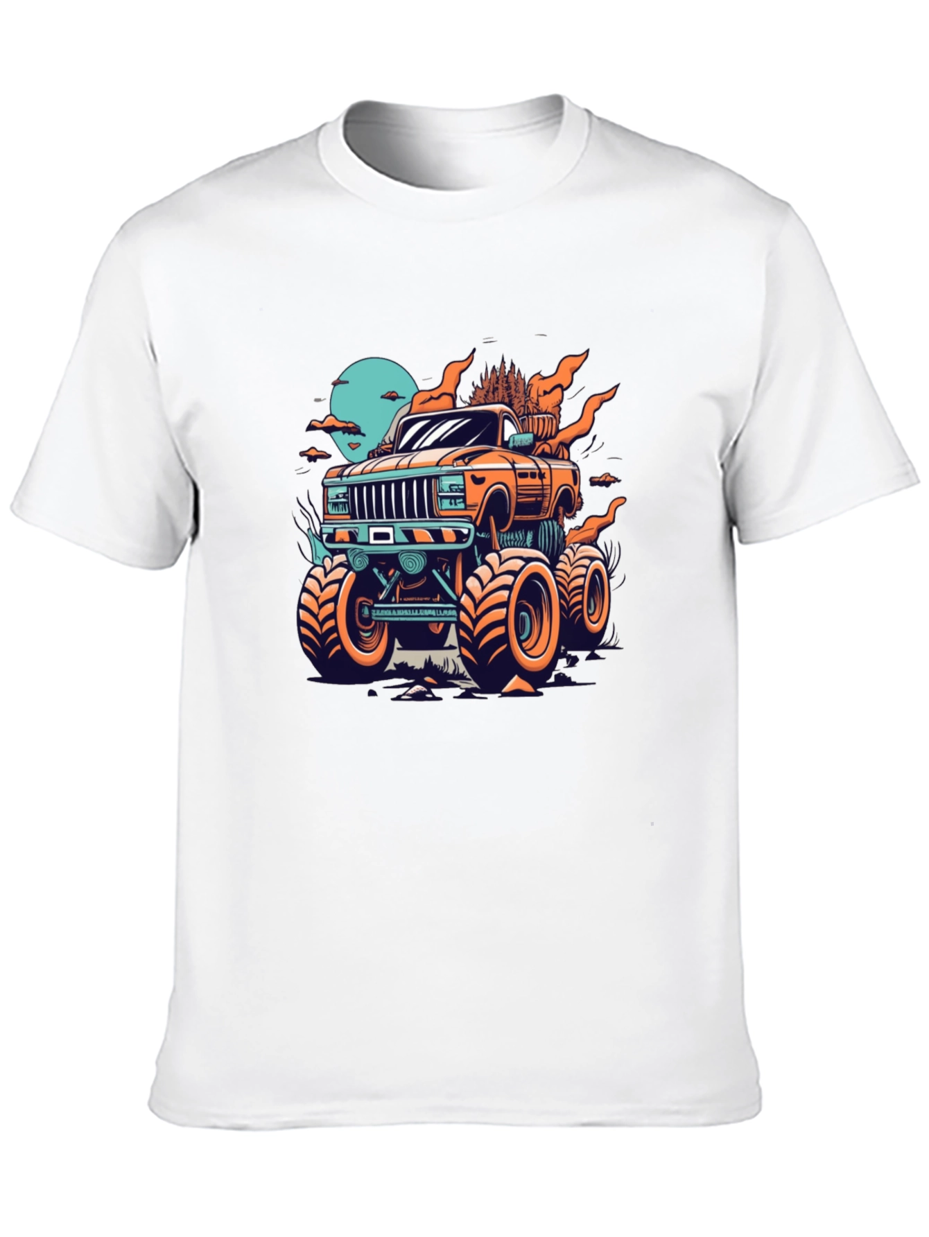 Monster Truck Graphic Tee - Cool Design!