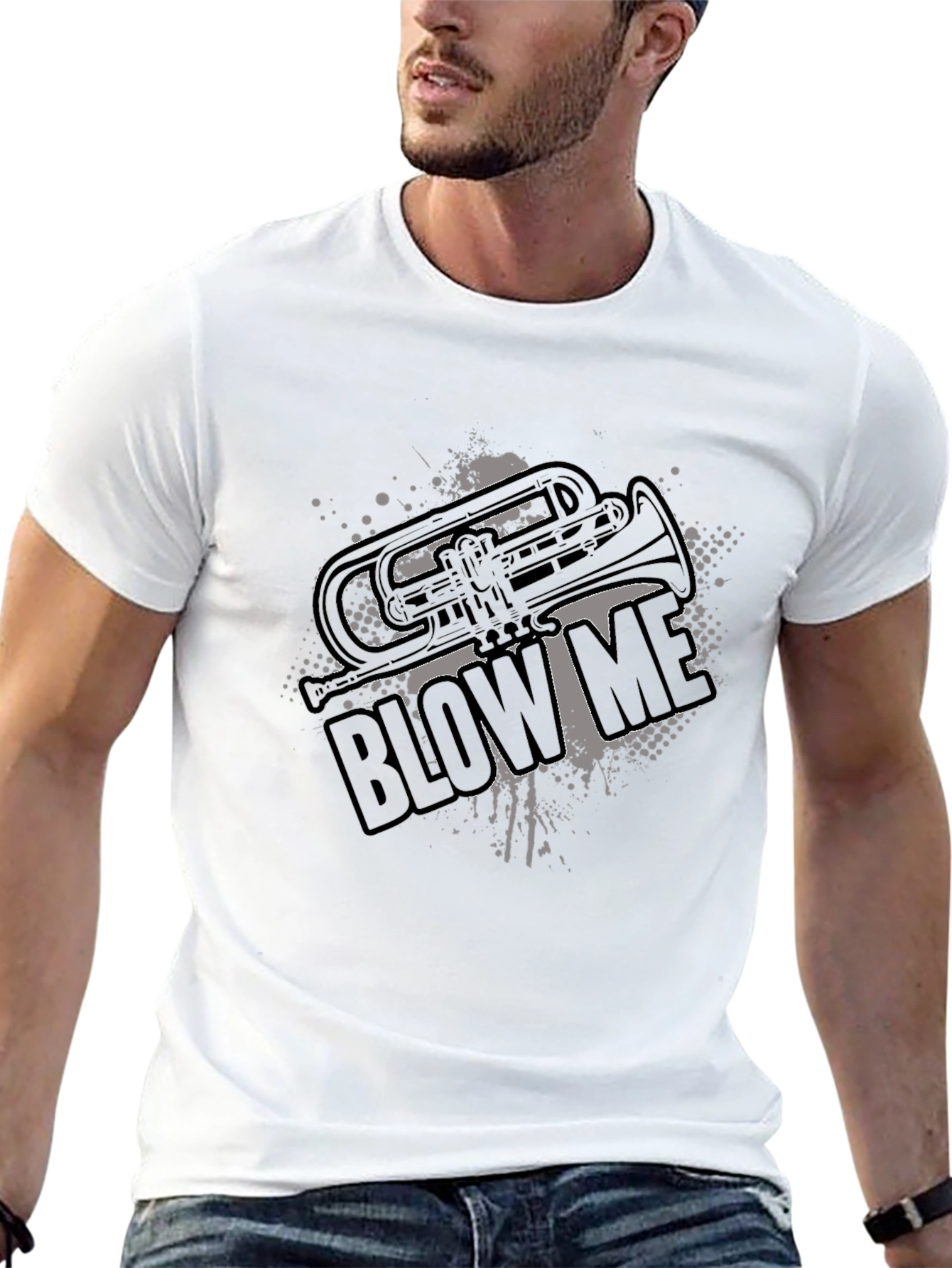 Blow Me Tuba T-Shirt - Musical Pun Tee