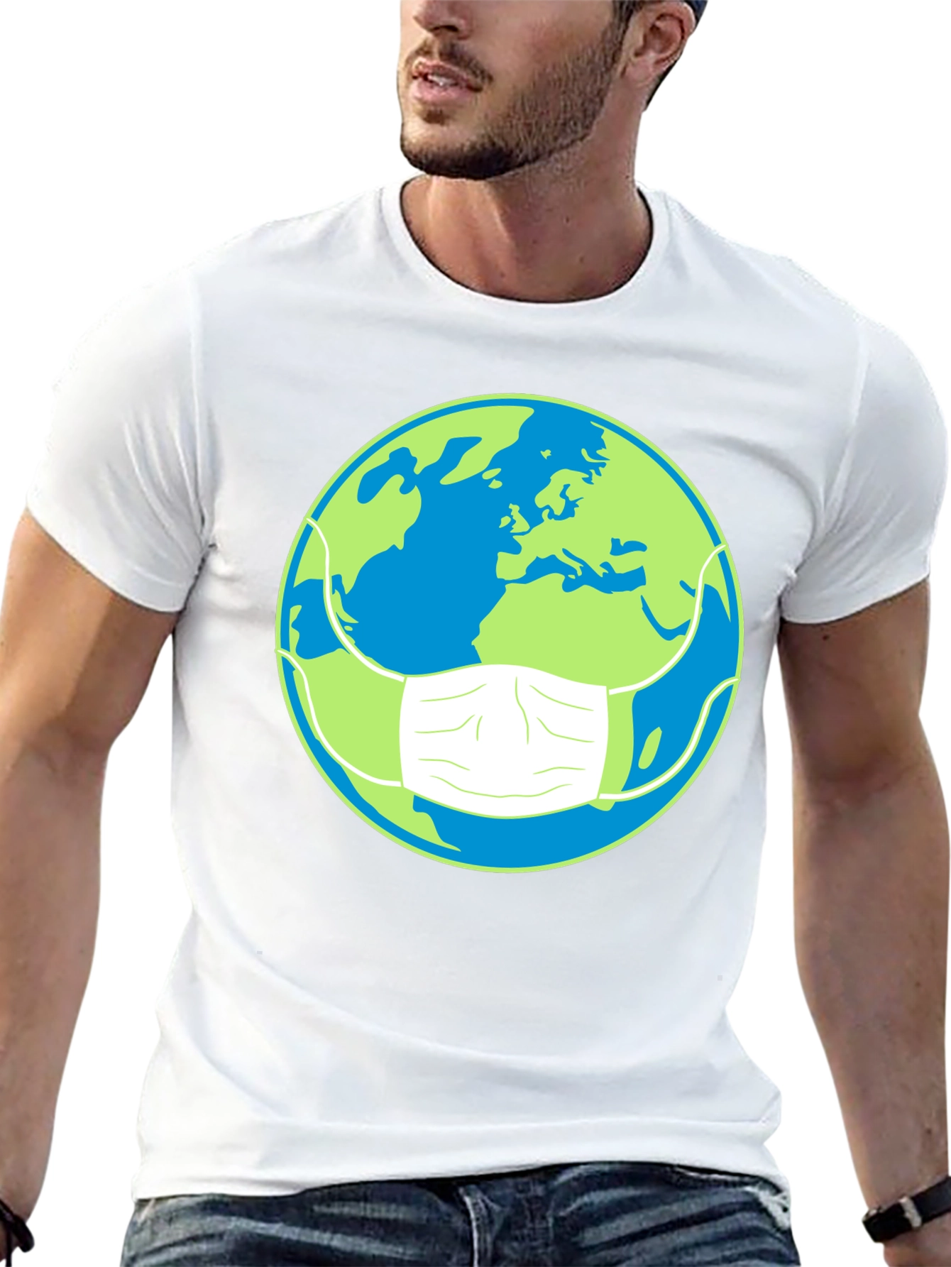 Earth Mask Graphic Tee