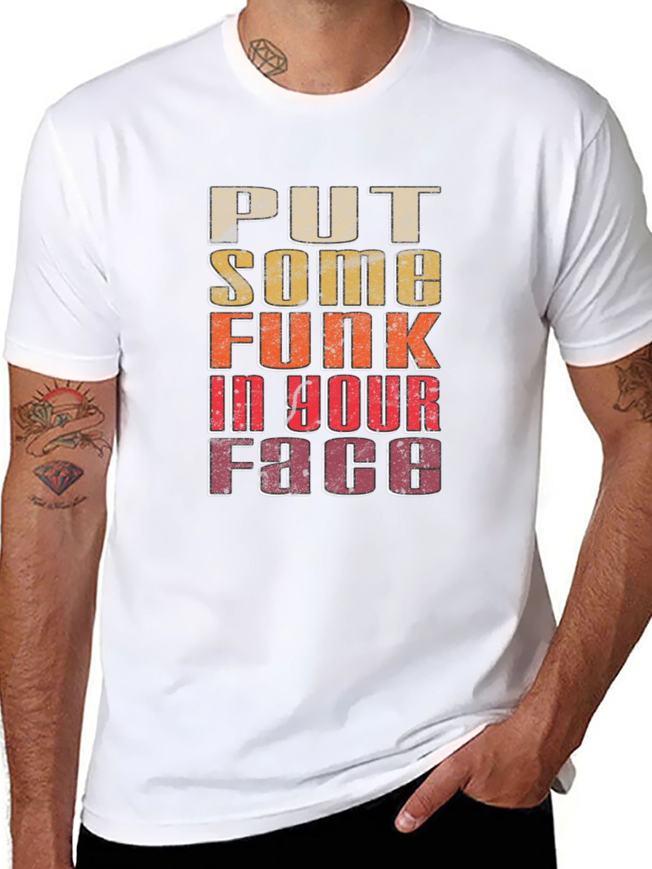Put Some Funk in Your Face Graphic Tee