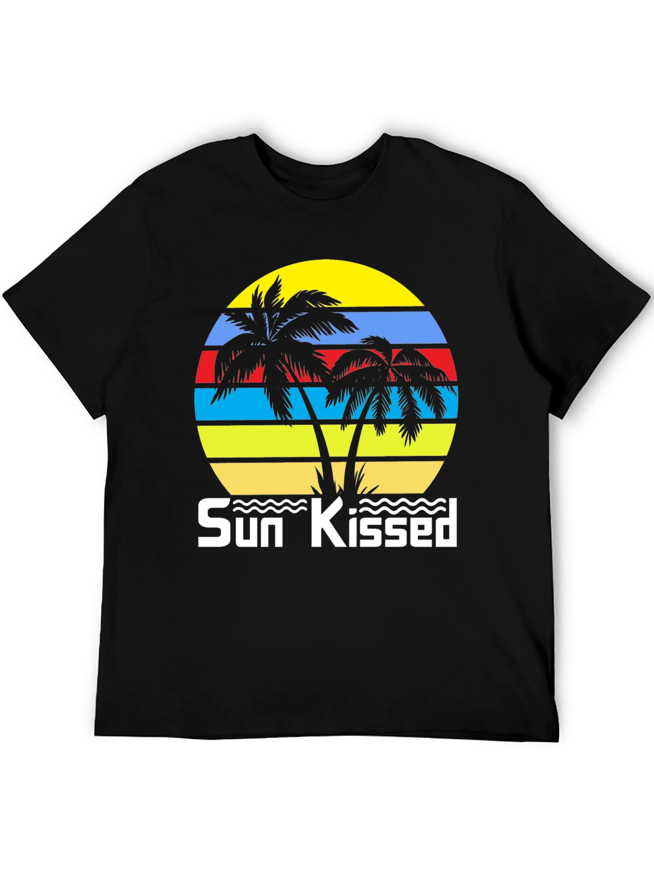 Sun Kissed Palm Tree Graphic T-Shirt