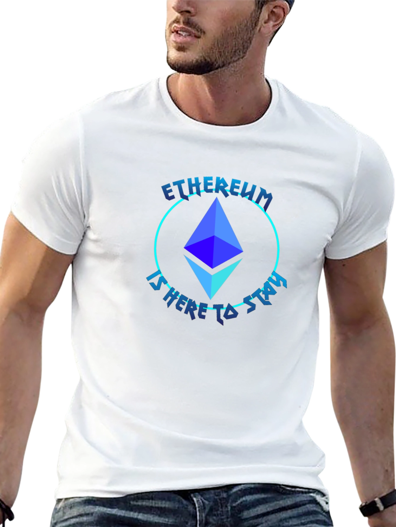 Ethereum Crypto T-Shirt - Here to Stay!
