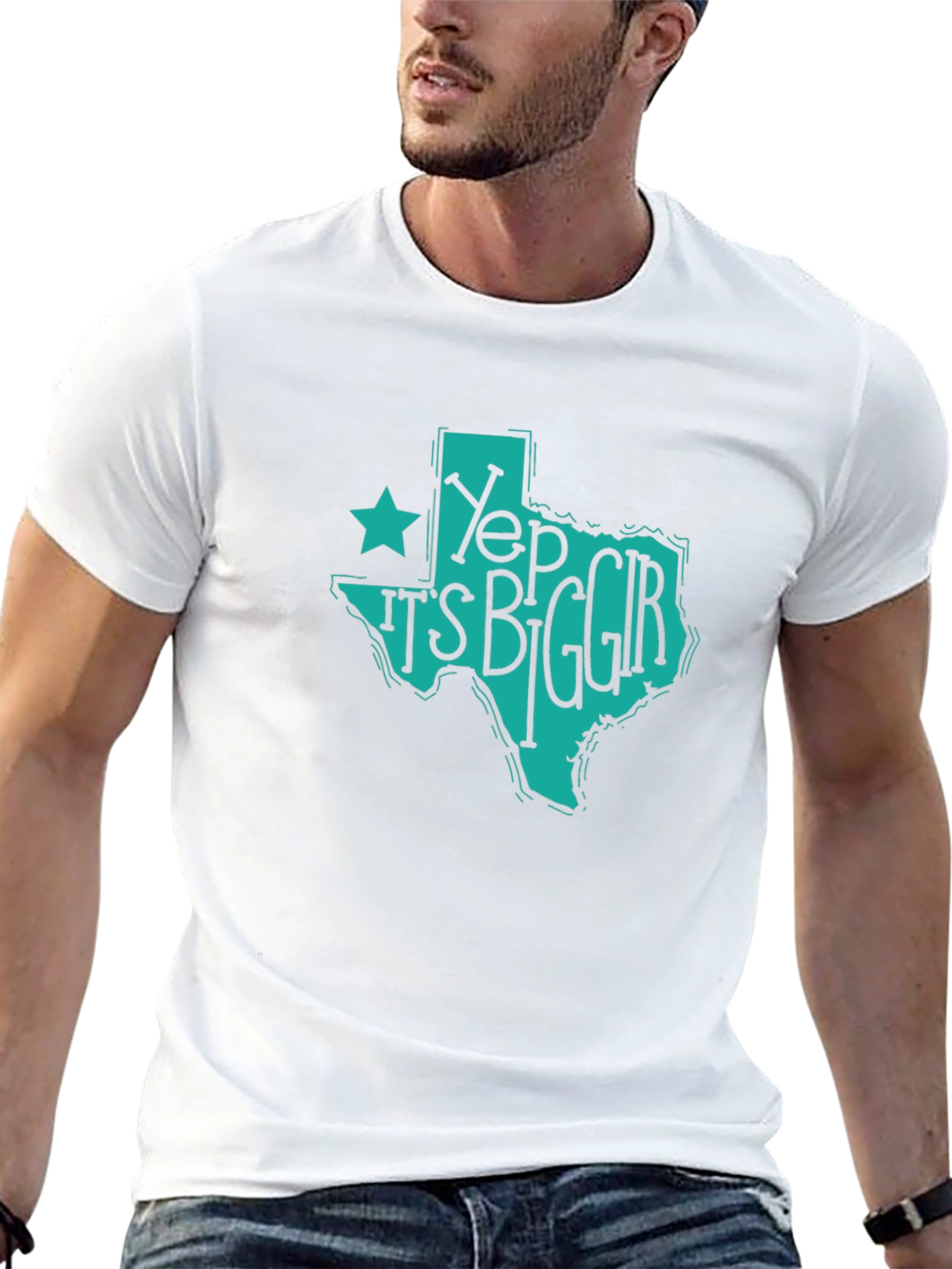 Yep Its Bigger T-Shirt - Texas Pride Tee