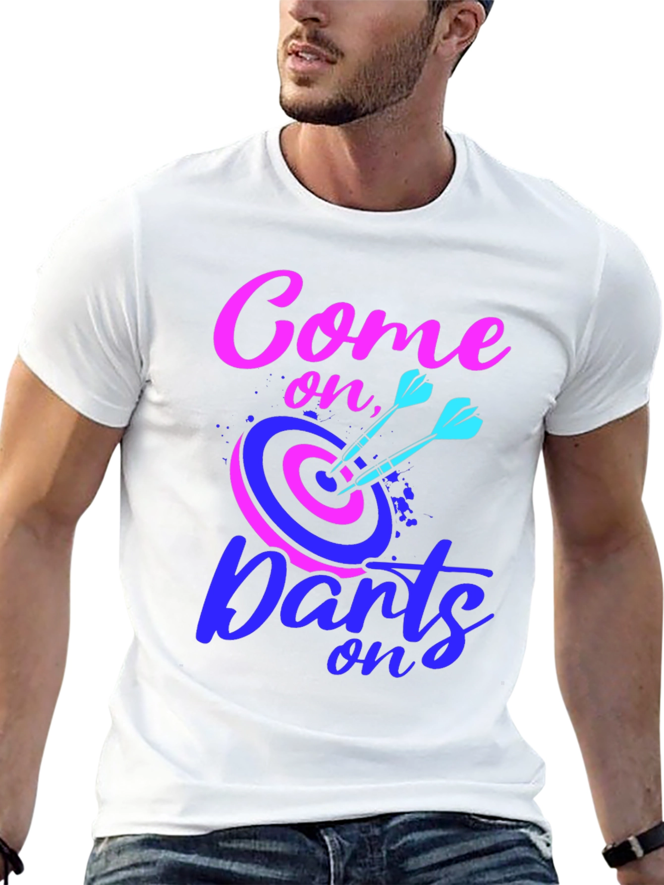 Come On Darts Graphic T-Shirt