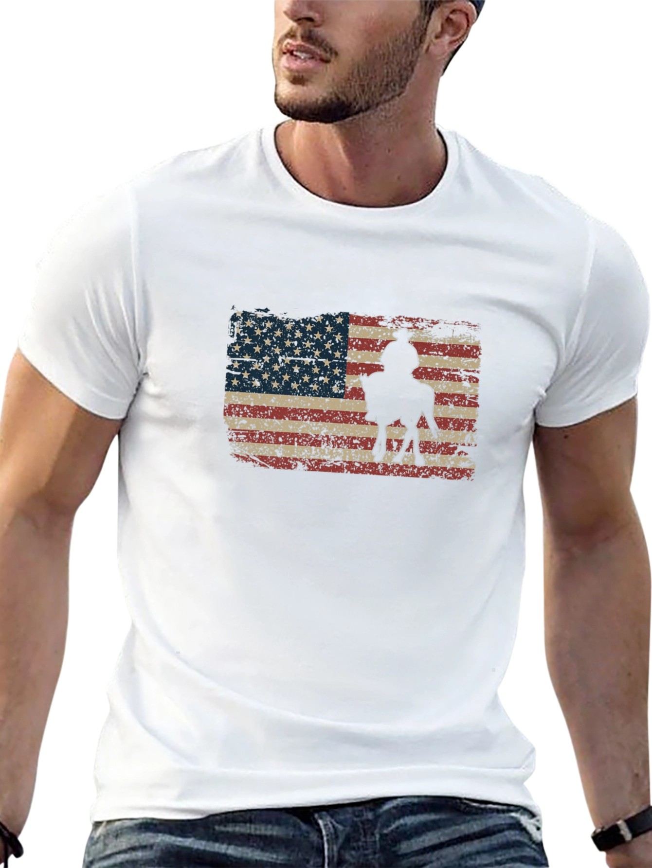 American Cowboy Flag T-Shirt