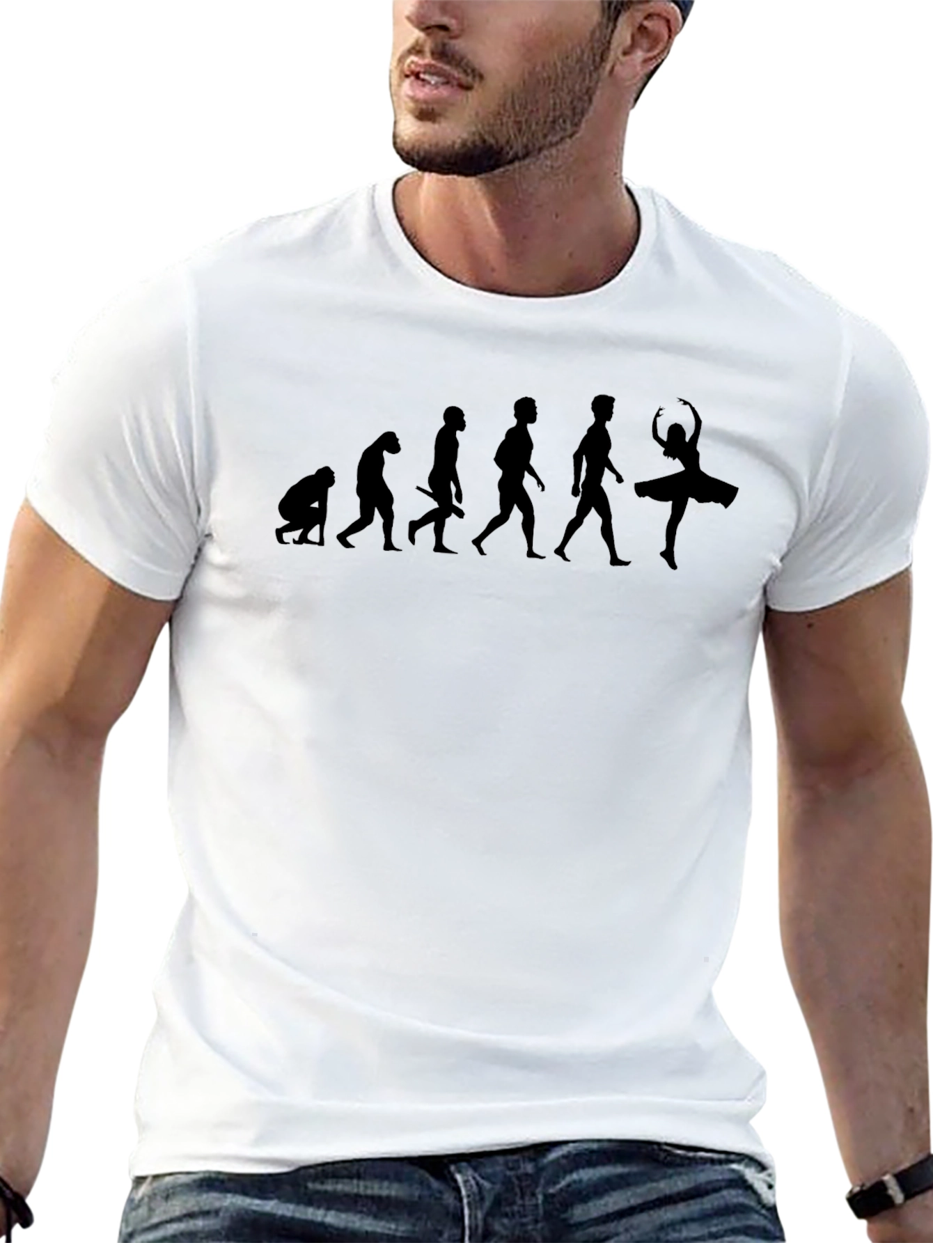 Evolution to Ballerina Black T-Shirt
