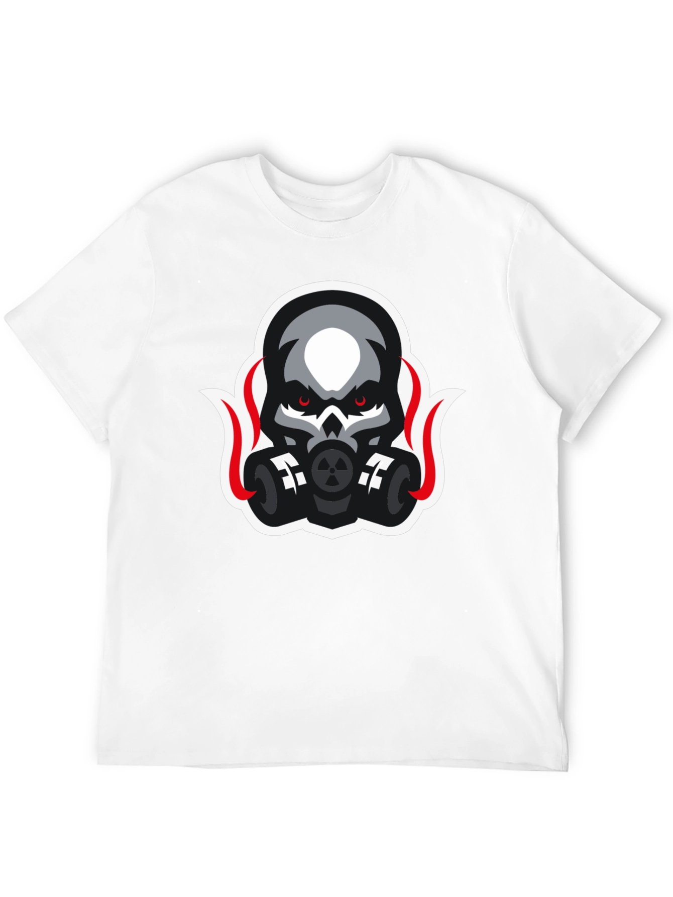 Skull Gas Mask T-Shirt - Edgy Graphic Tee