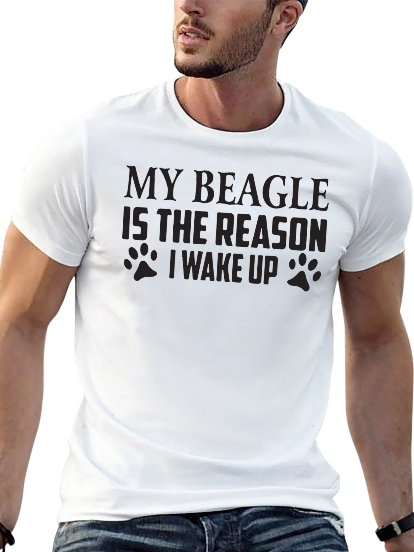 My Beagle is the Reason I Wake Up T-Shirt