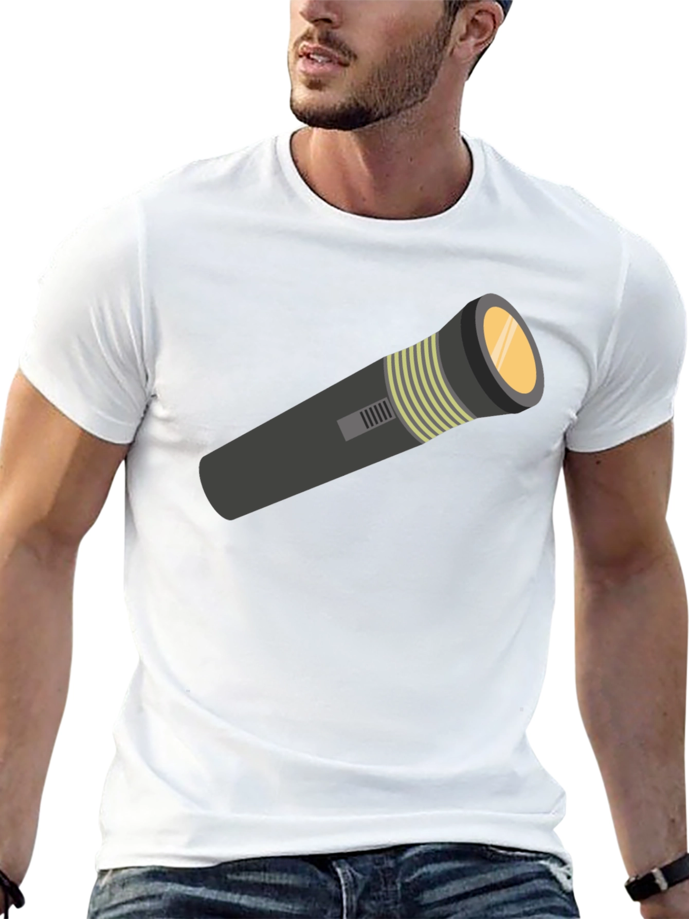 Flashlight Graphic Tee - Stylish Comfort
