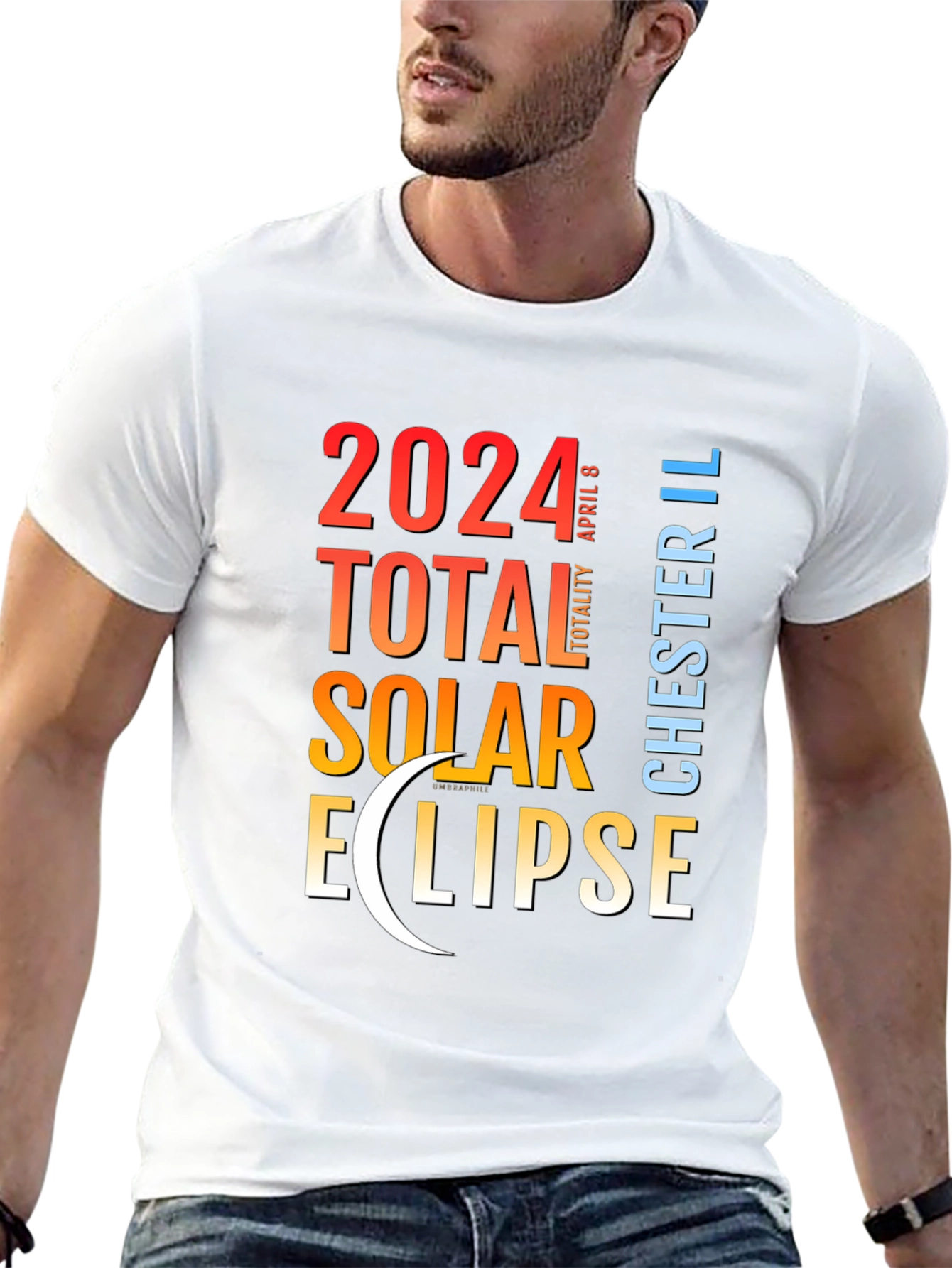 2024 Total Solar Eclipse Chester IL T-Shirt