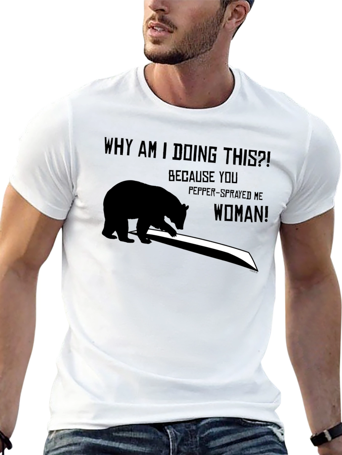 Bear Why Am I Doing This Graphic Tee
