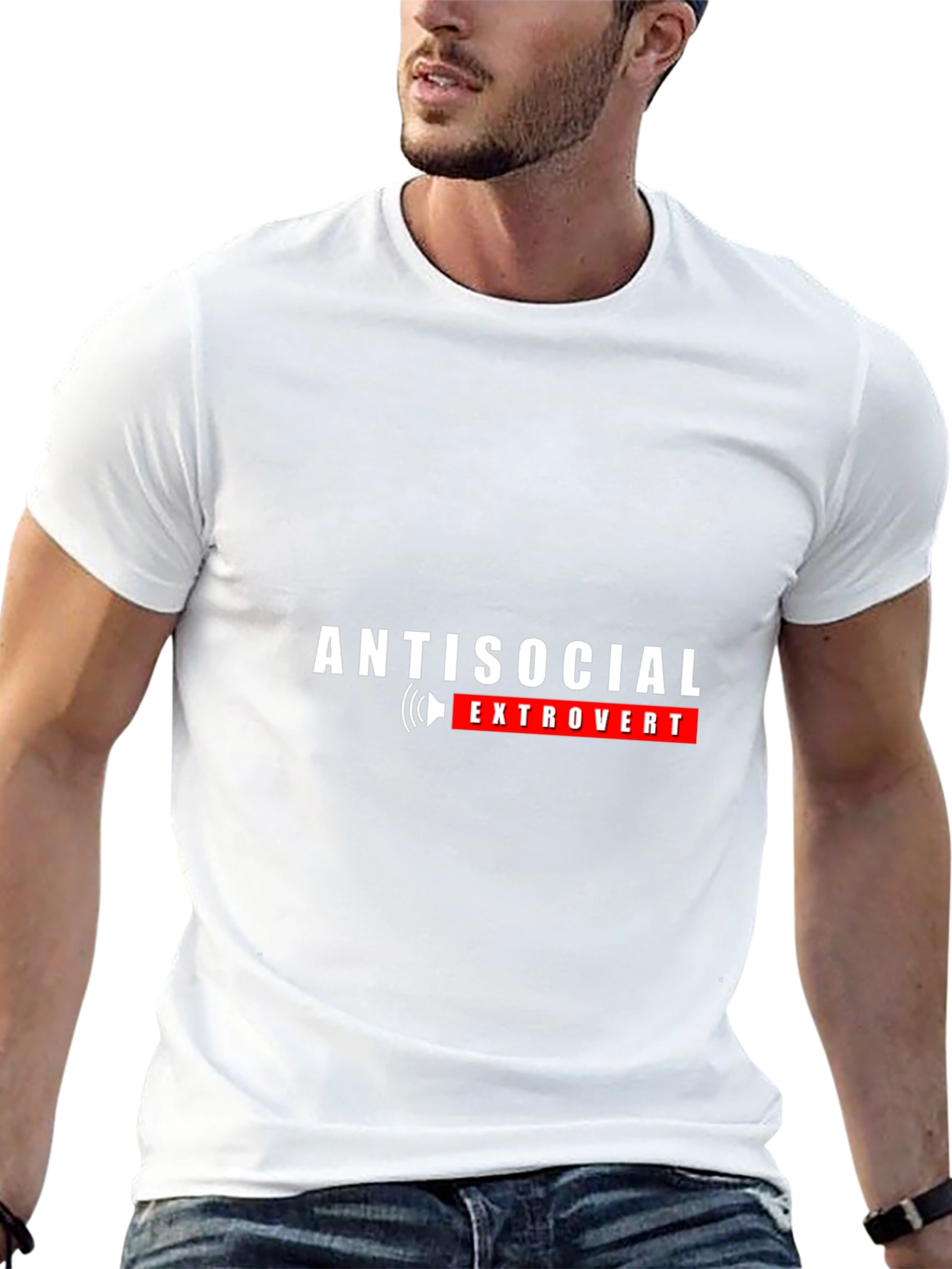 Antisocial Extrovert Graphic T-Shirt