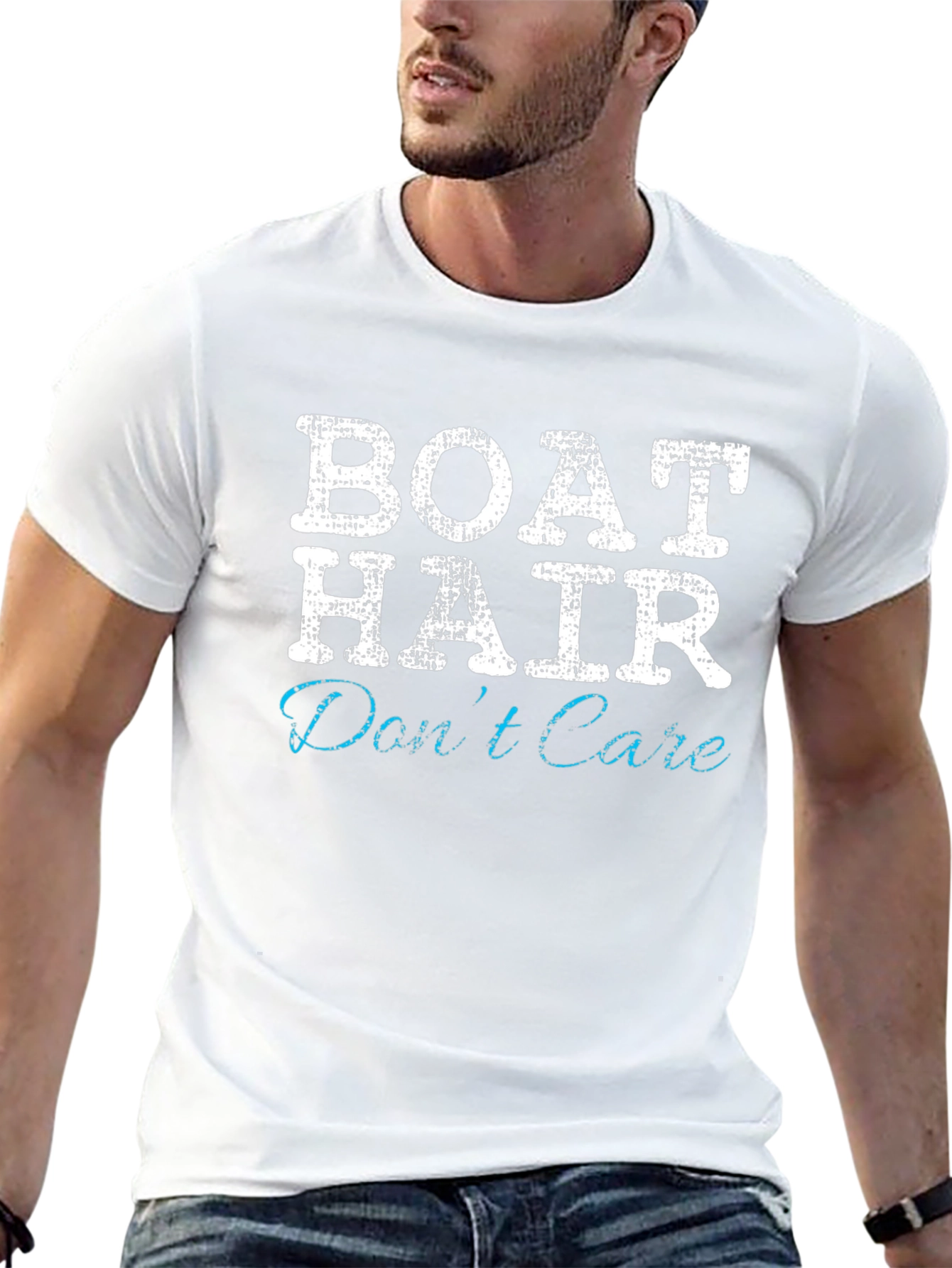 Boat Hair Dont Care Graphic Tee