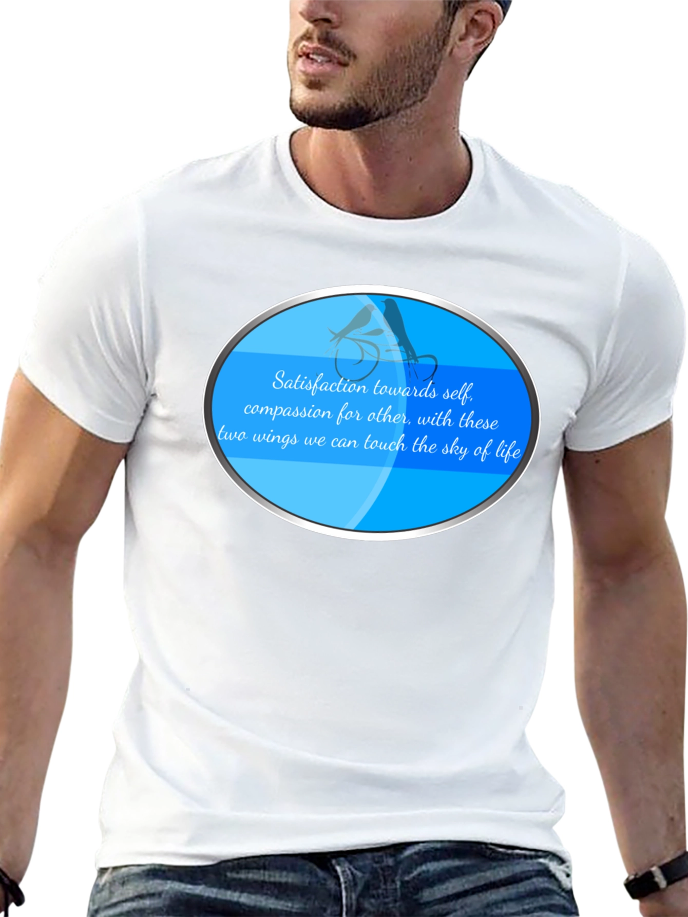 Inspirational Bird T-Shirt - Sky of Life