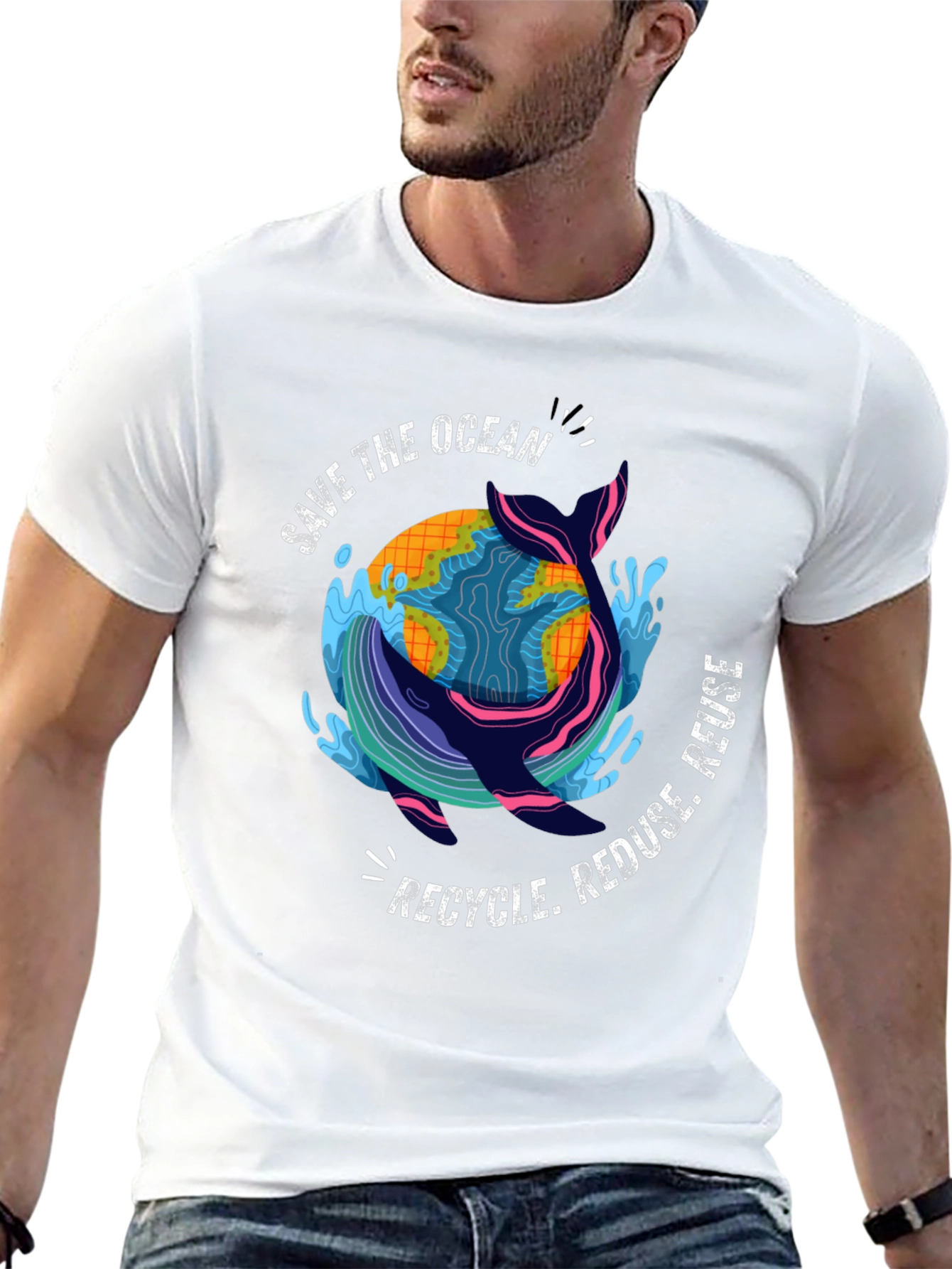 Save the Ocean Graphic Tee