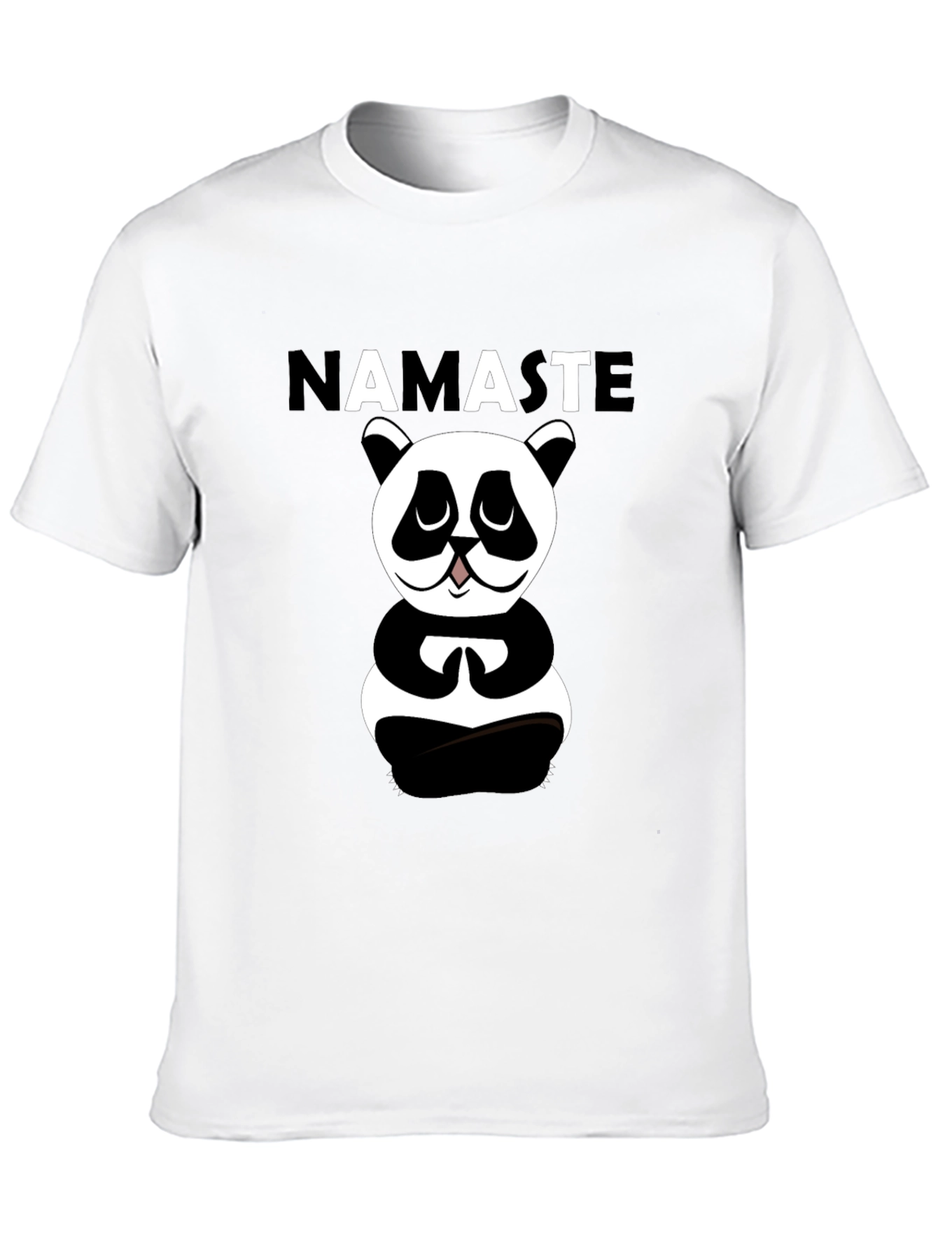 Namaste Panda Black T-Shirt