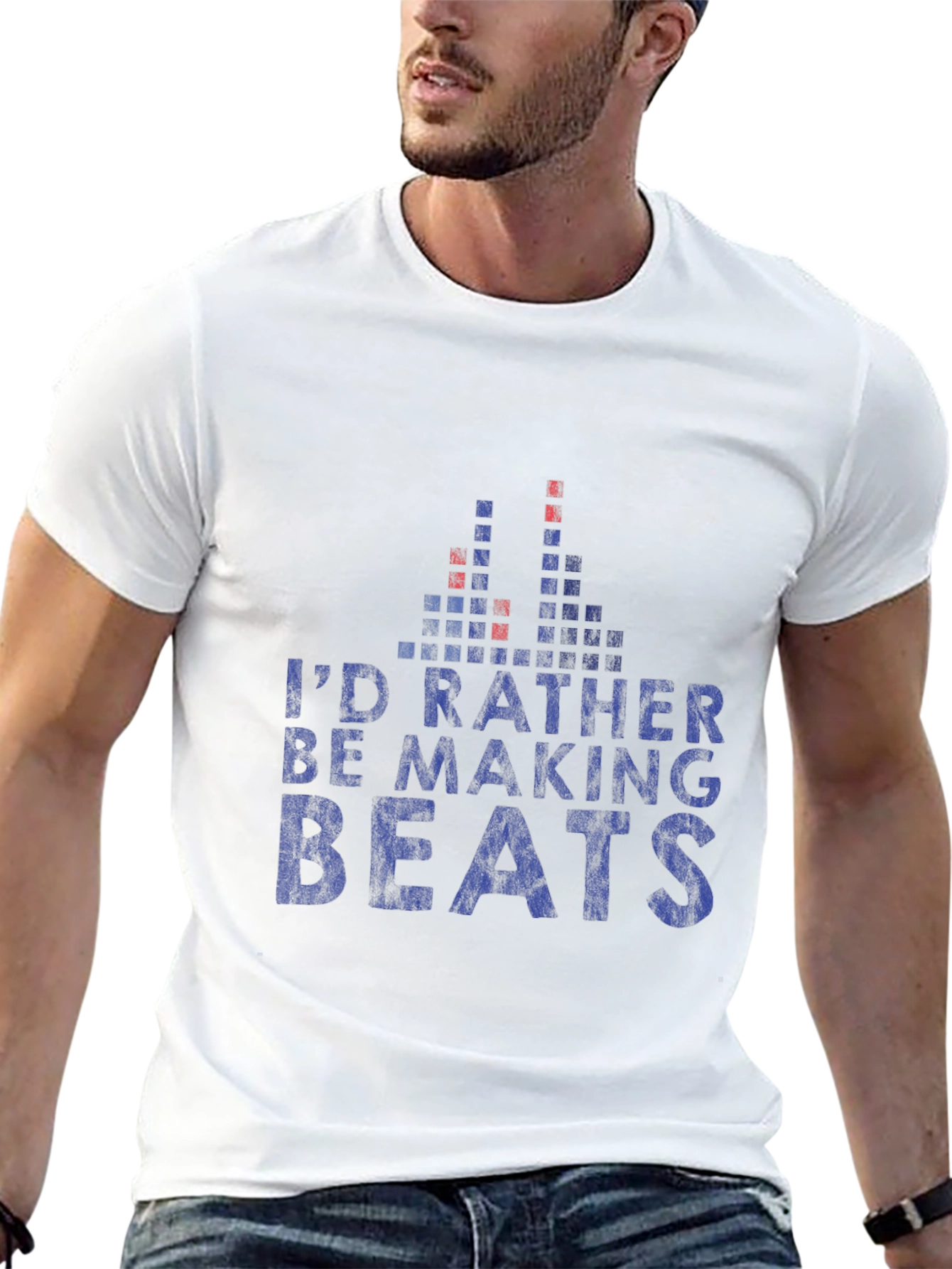 Id Rather Be Making Beats Graphic T-Shirt