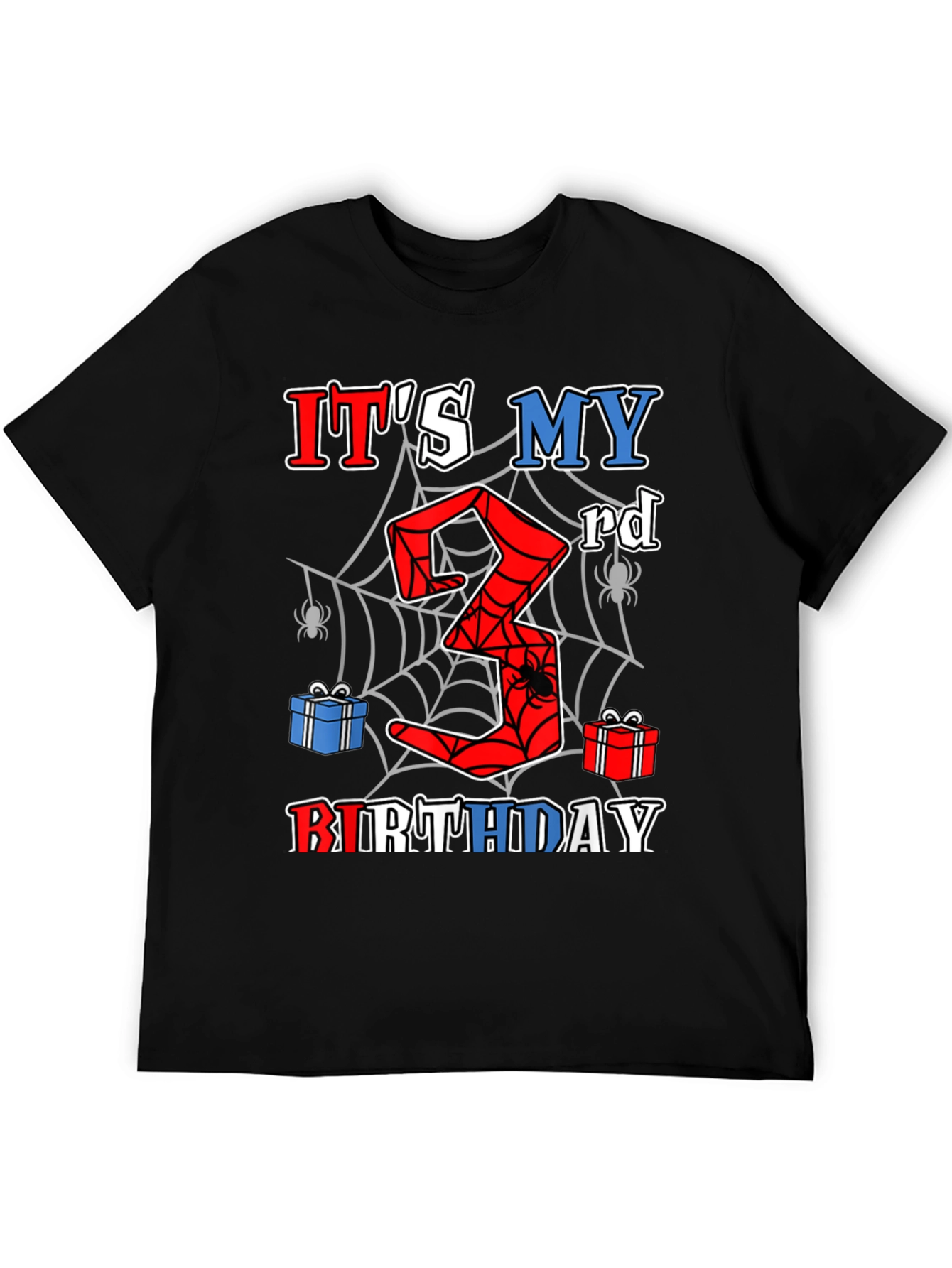 Spiderman 3rd Birthday Boy T-Shirt