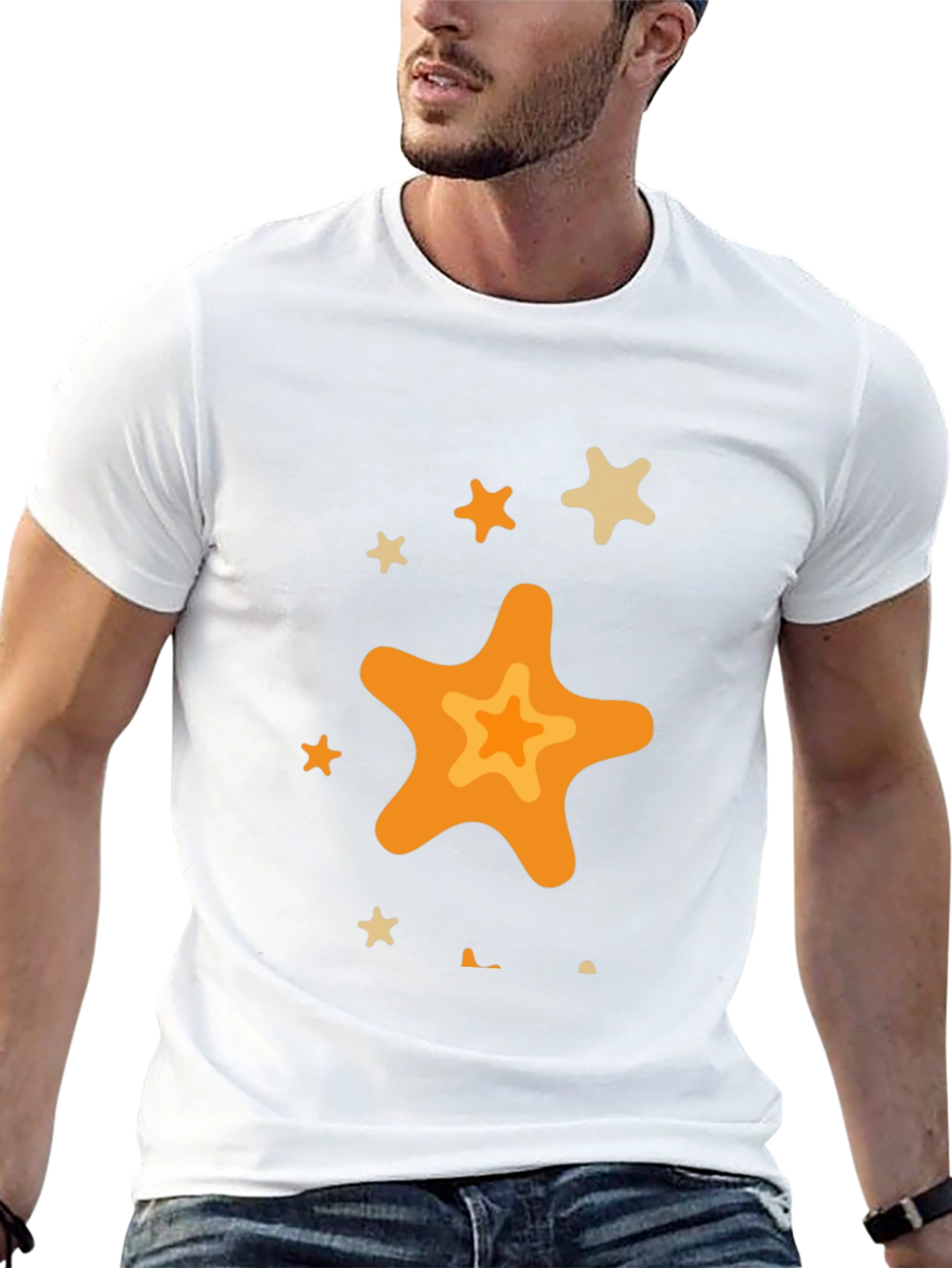 Star Graphic Black T-Shirt - Casual Style