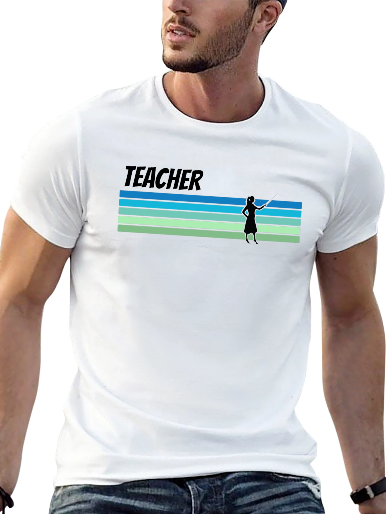 Retro Teacher Graphic T-Shirt