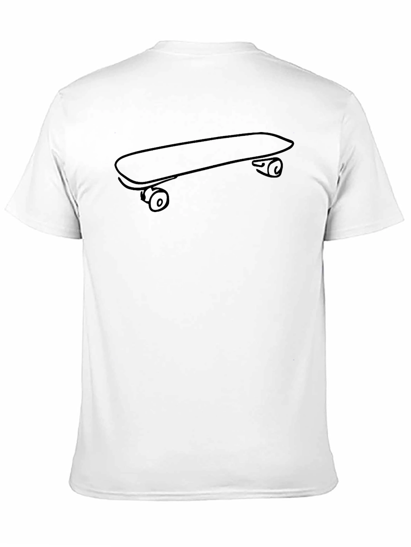 Skateboard Graphic Black T-Shirt