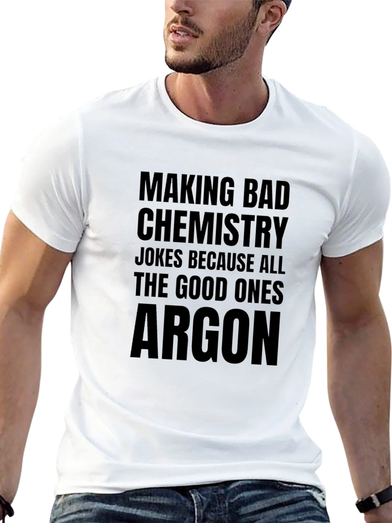 Chemistry Joke T-Shirt - All The Good Ones Argon