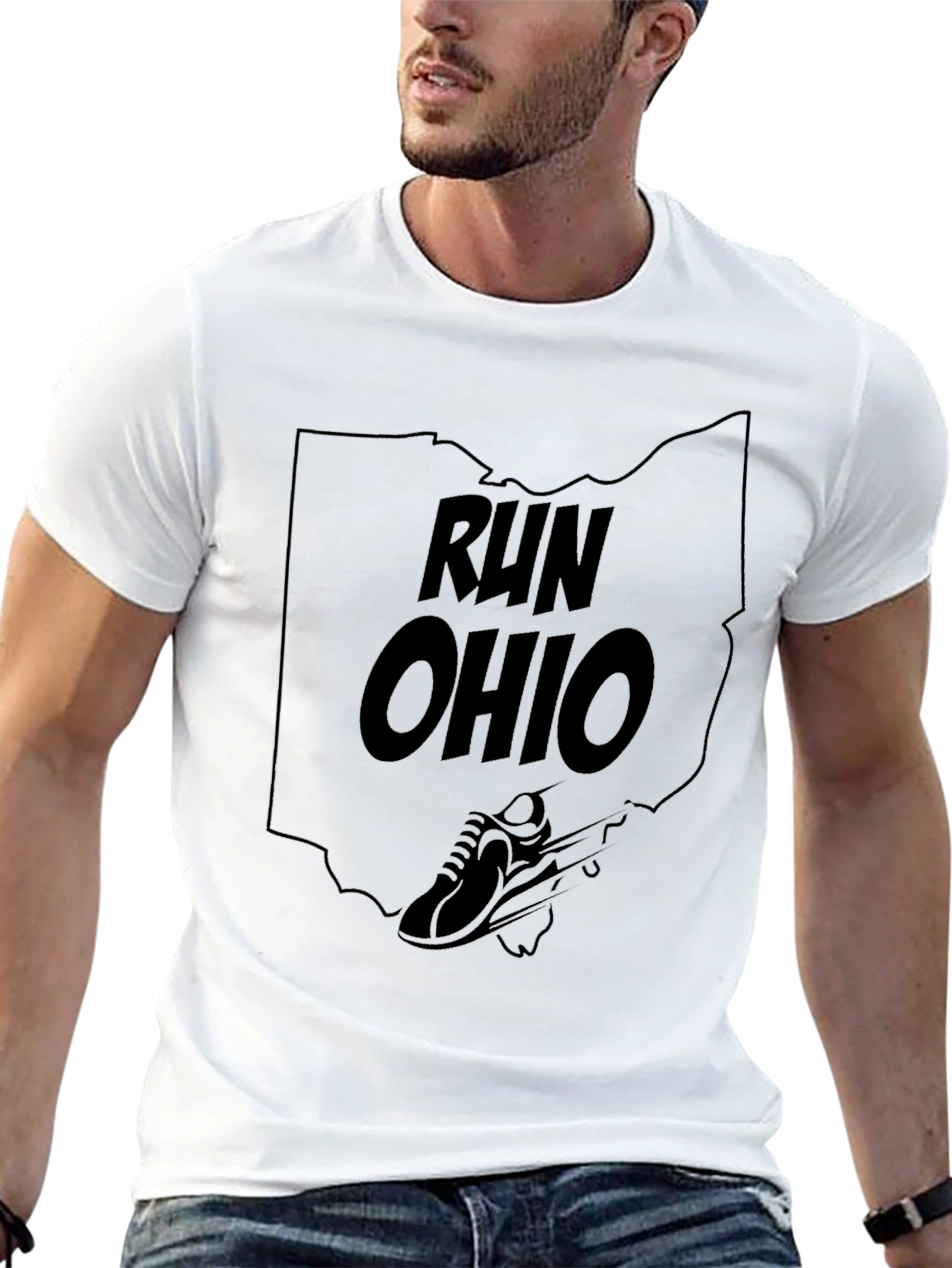 Run Ohio Graphic Tee - State Pride