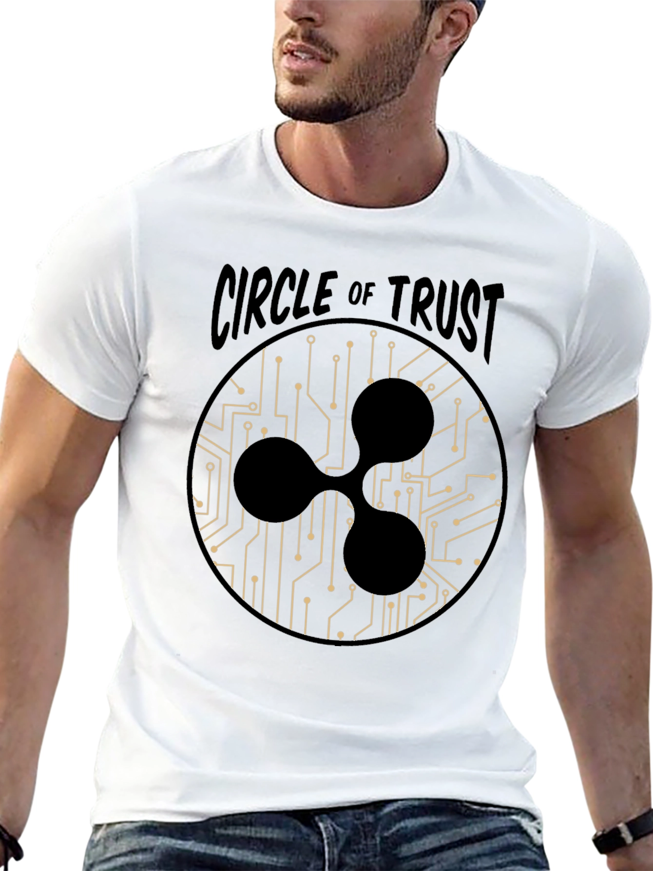 Circle of Trust Ripple T-Shirt - Crypto Design