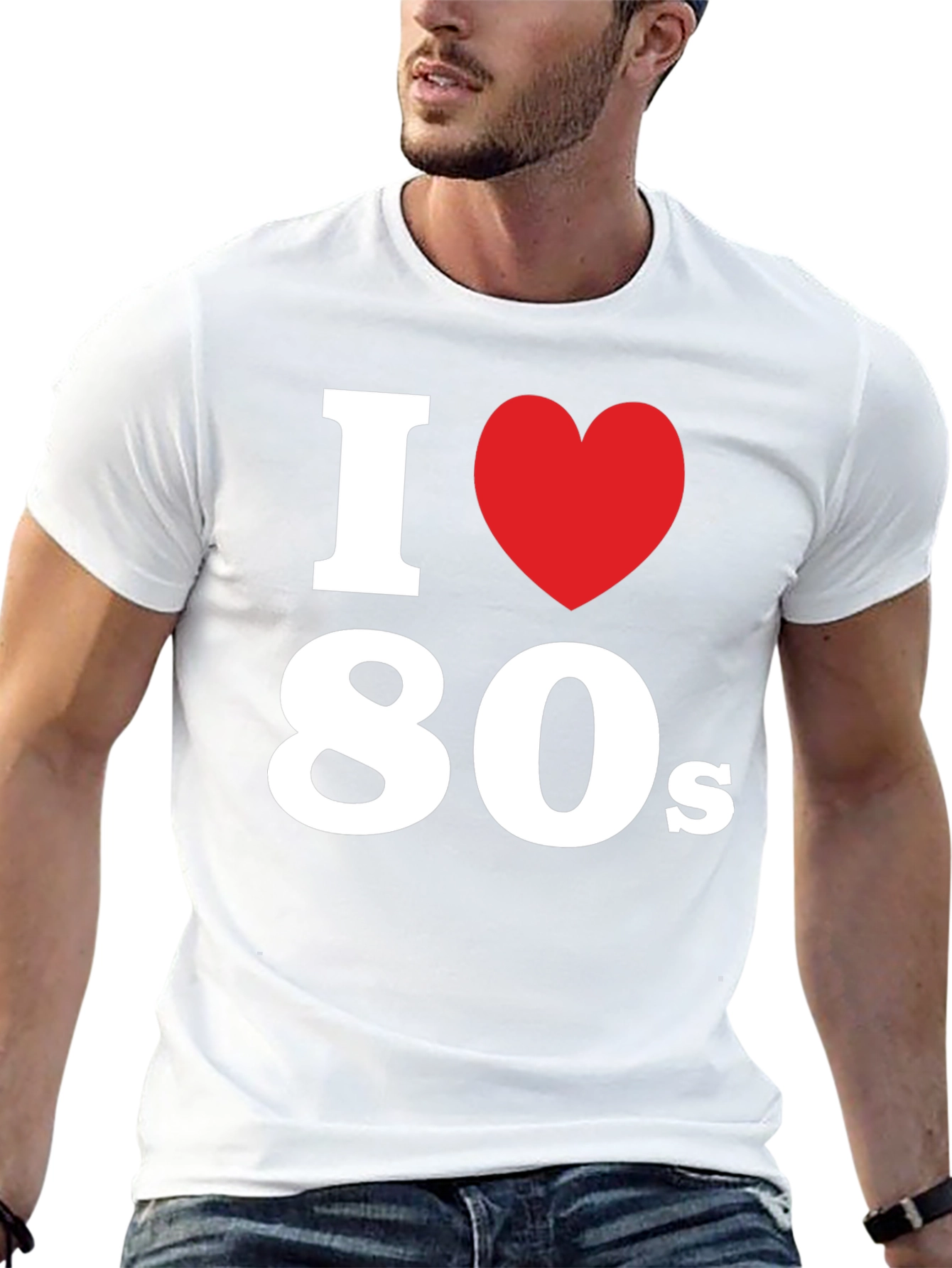 I Heart 80s T-Shirt - Retro Nostalgia Tee
