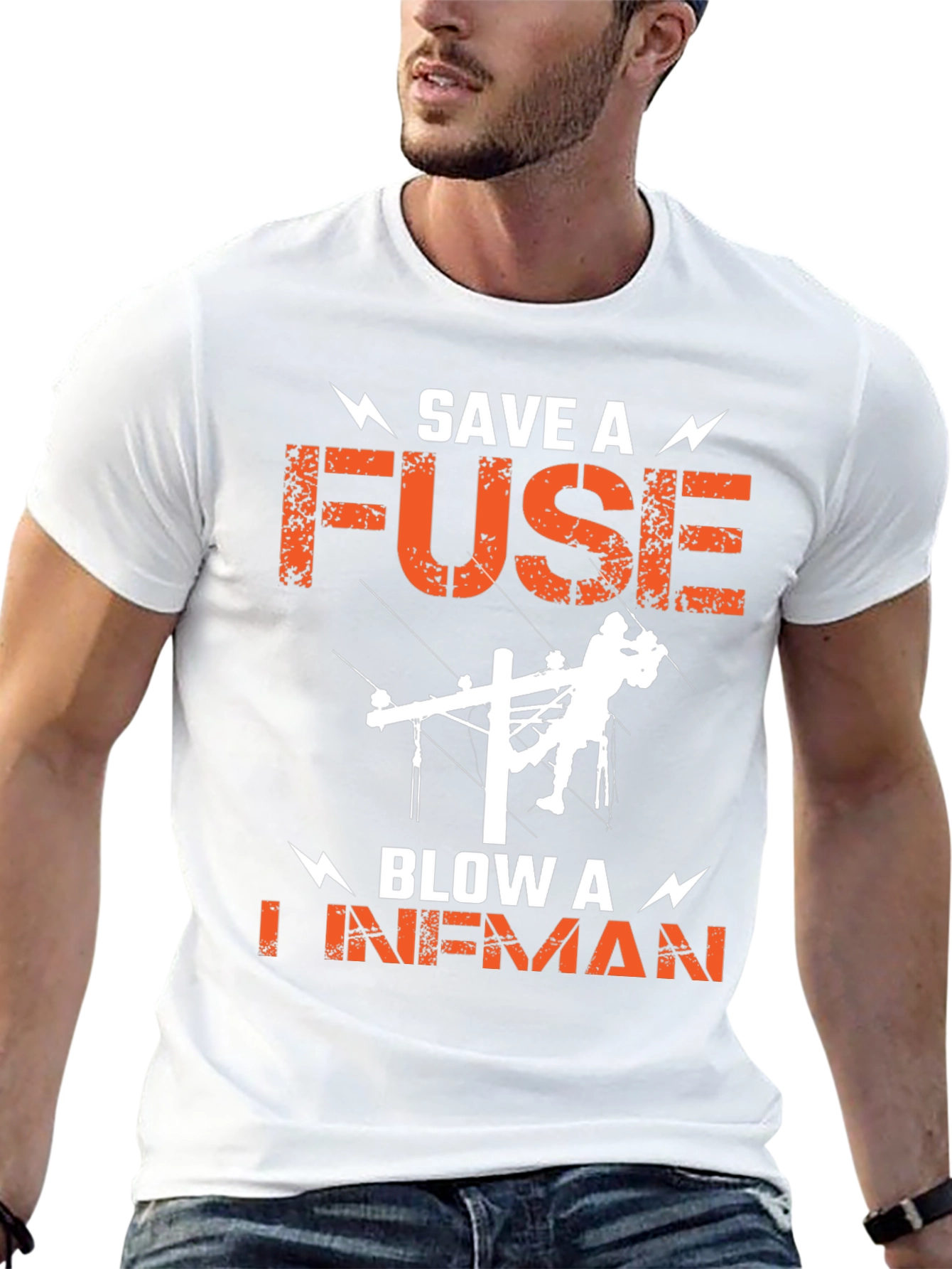 Save a Fuse Blow a Lineman T-Shirt