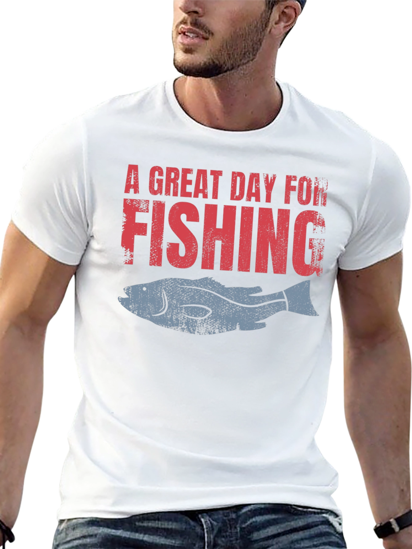 Great Day for Fishing Graphic Tee