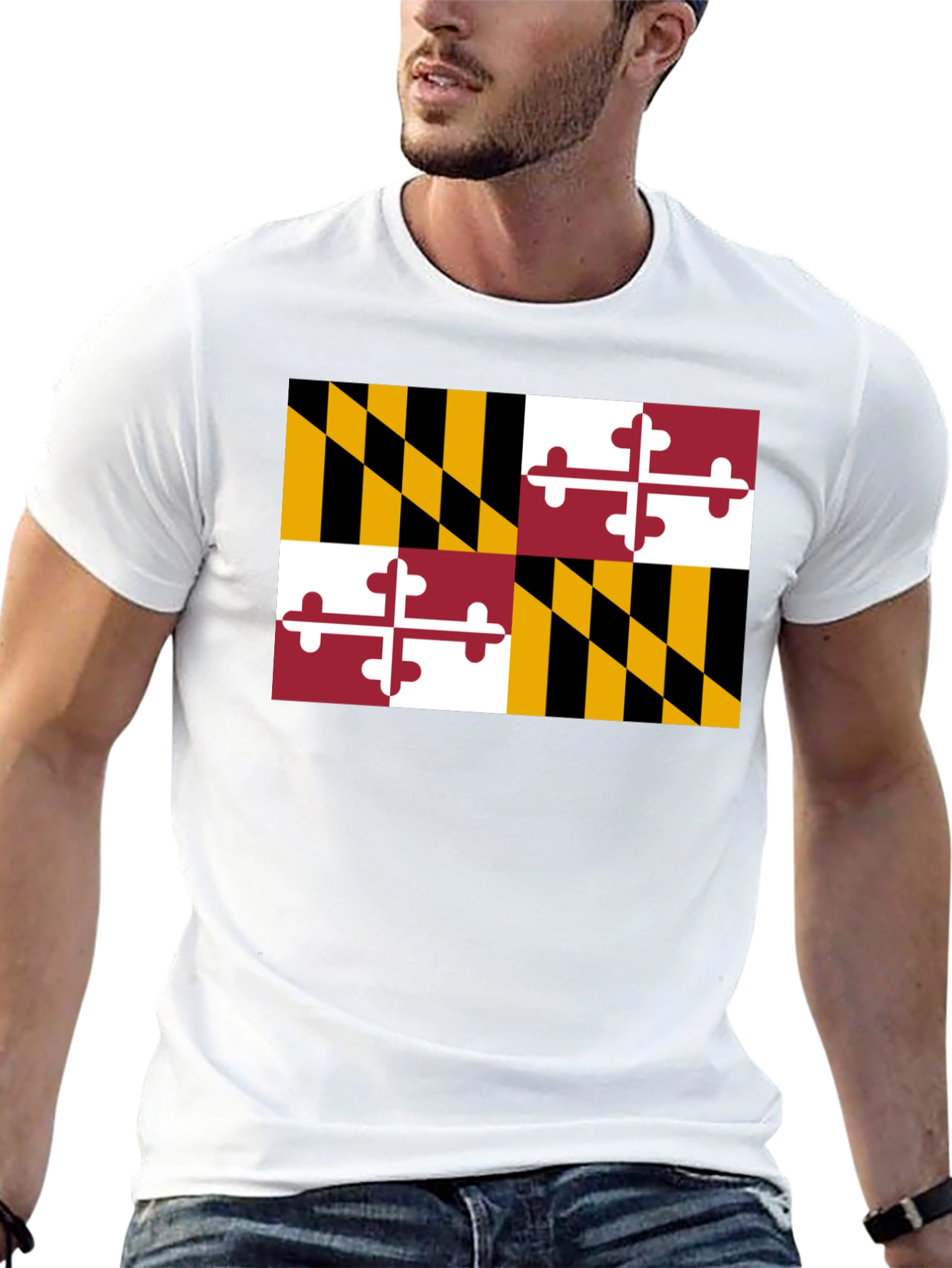 Maryland Flag Graphic Tee