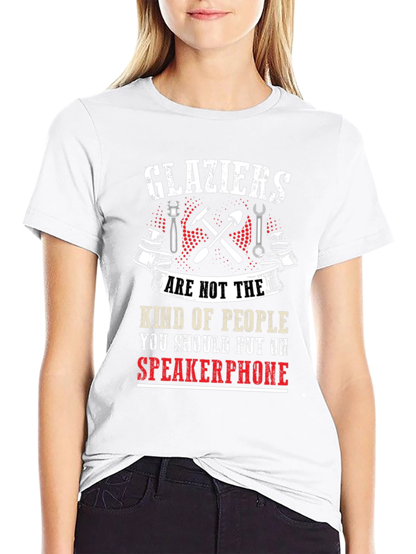 Glaziers T-Shirt: Speakerphone Warning!