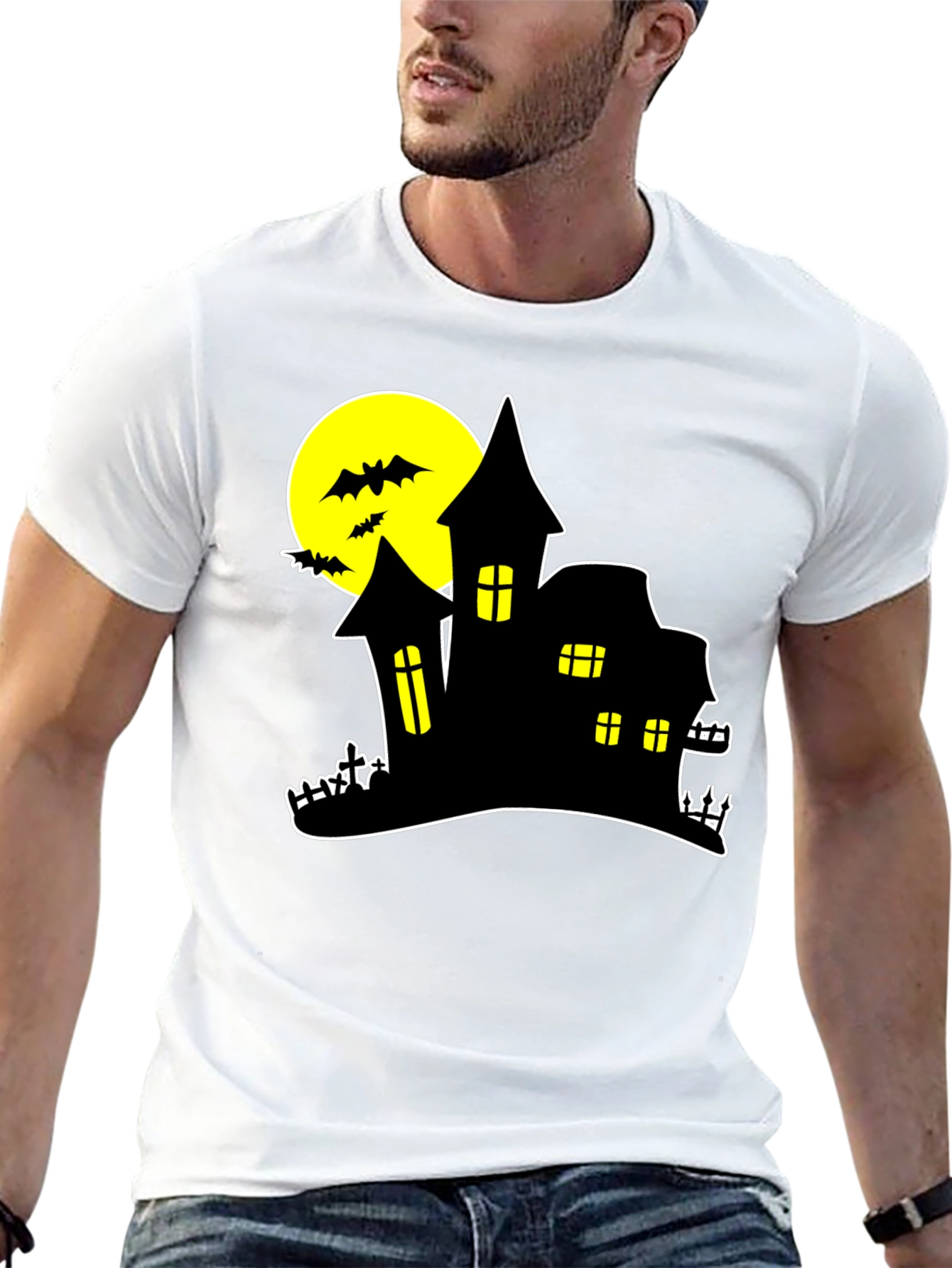 Haunted House Halloween T-Shirt