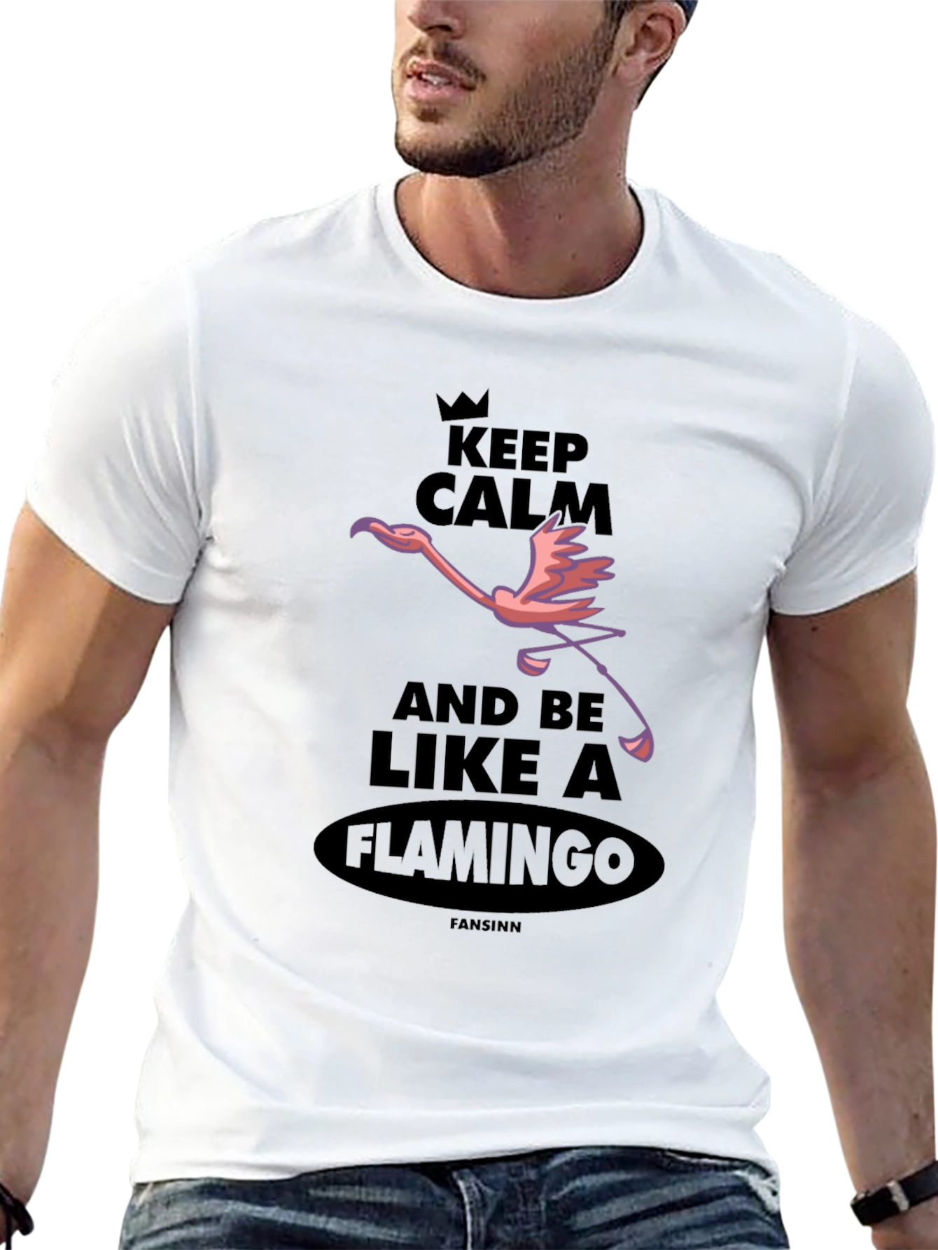 Keep Calm and Be Like A Flamingo T-Shirt