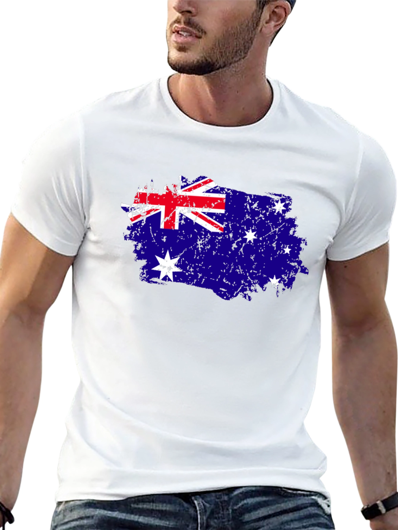 Australia Flag T-Shirt - Distressed Aussie Pride