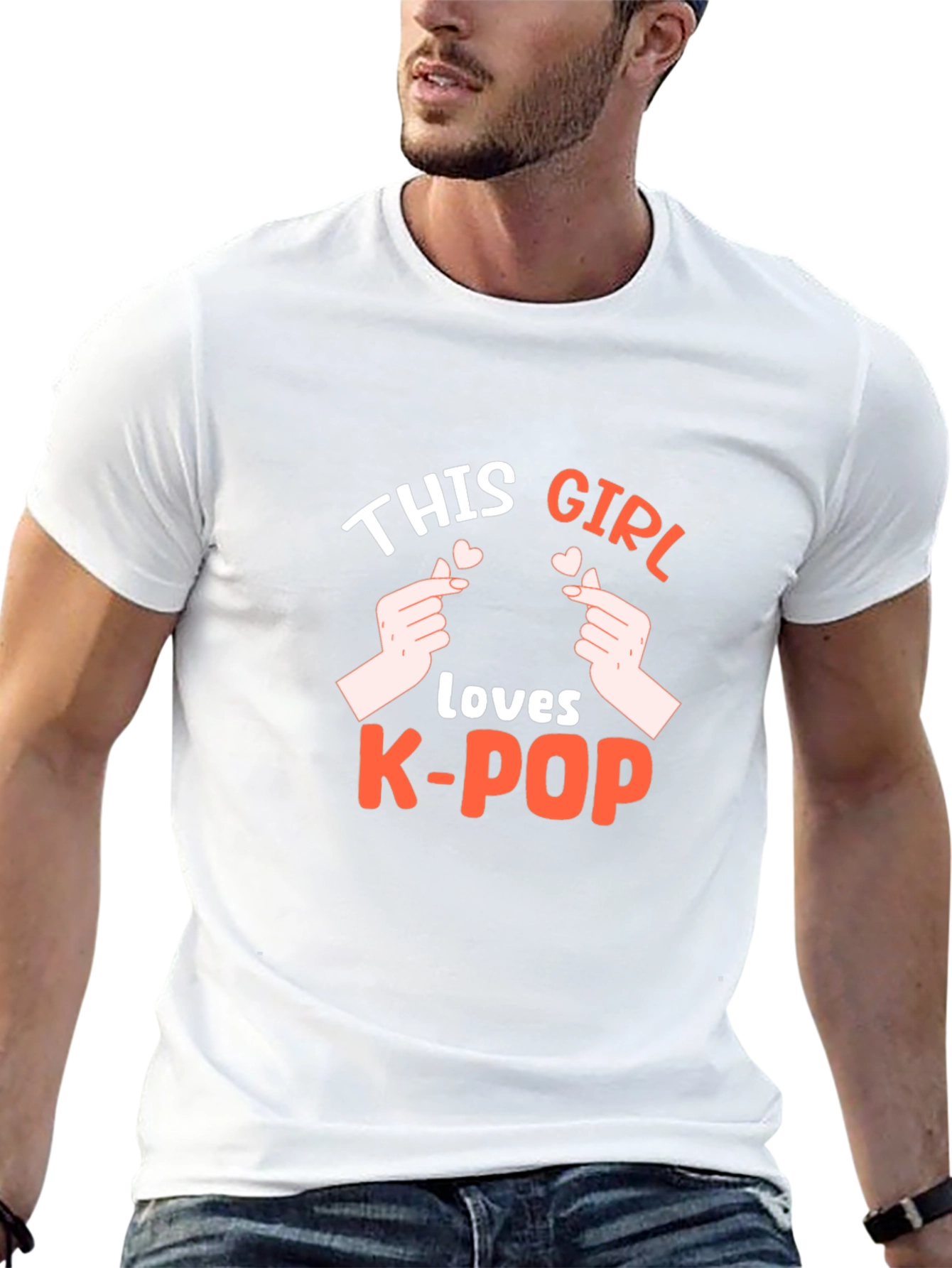This Girl Loves K-Pop Black T-Shirt