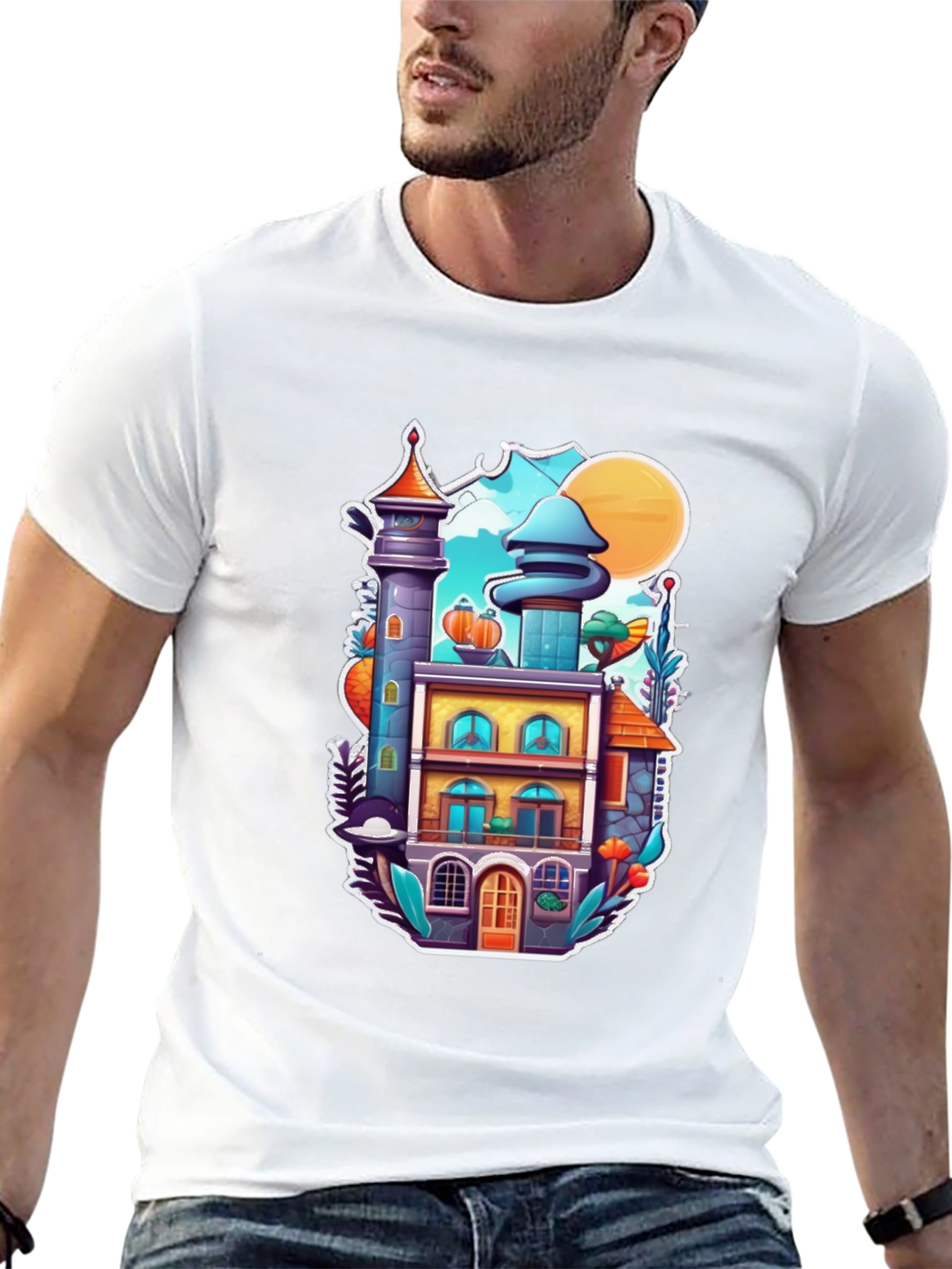 Whimsical Building T-Shirt