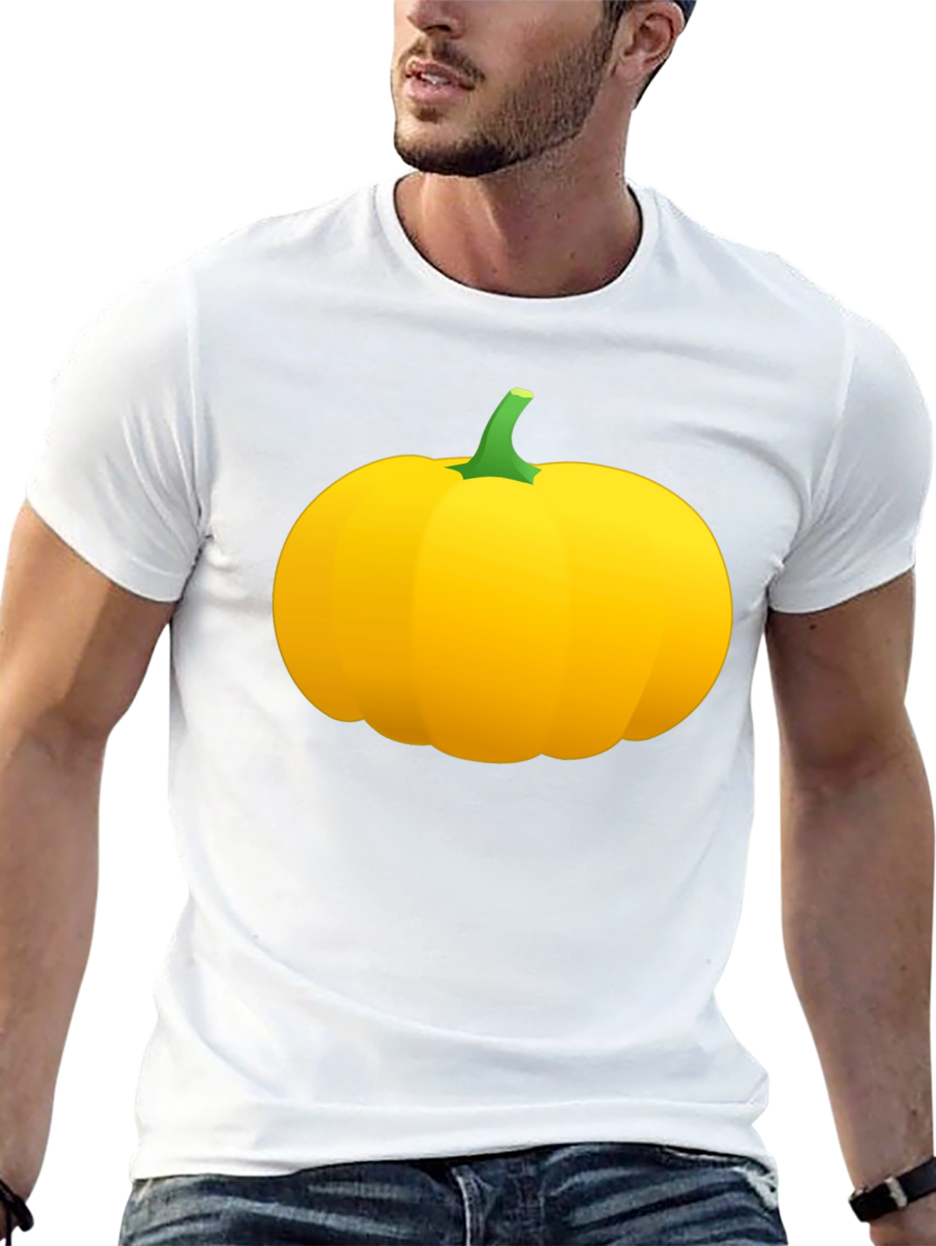 Pumpkin Graphic Tee - Fall Season Apparel
