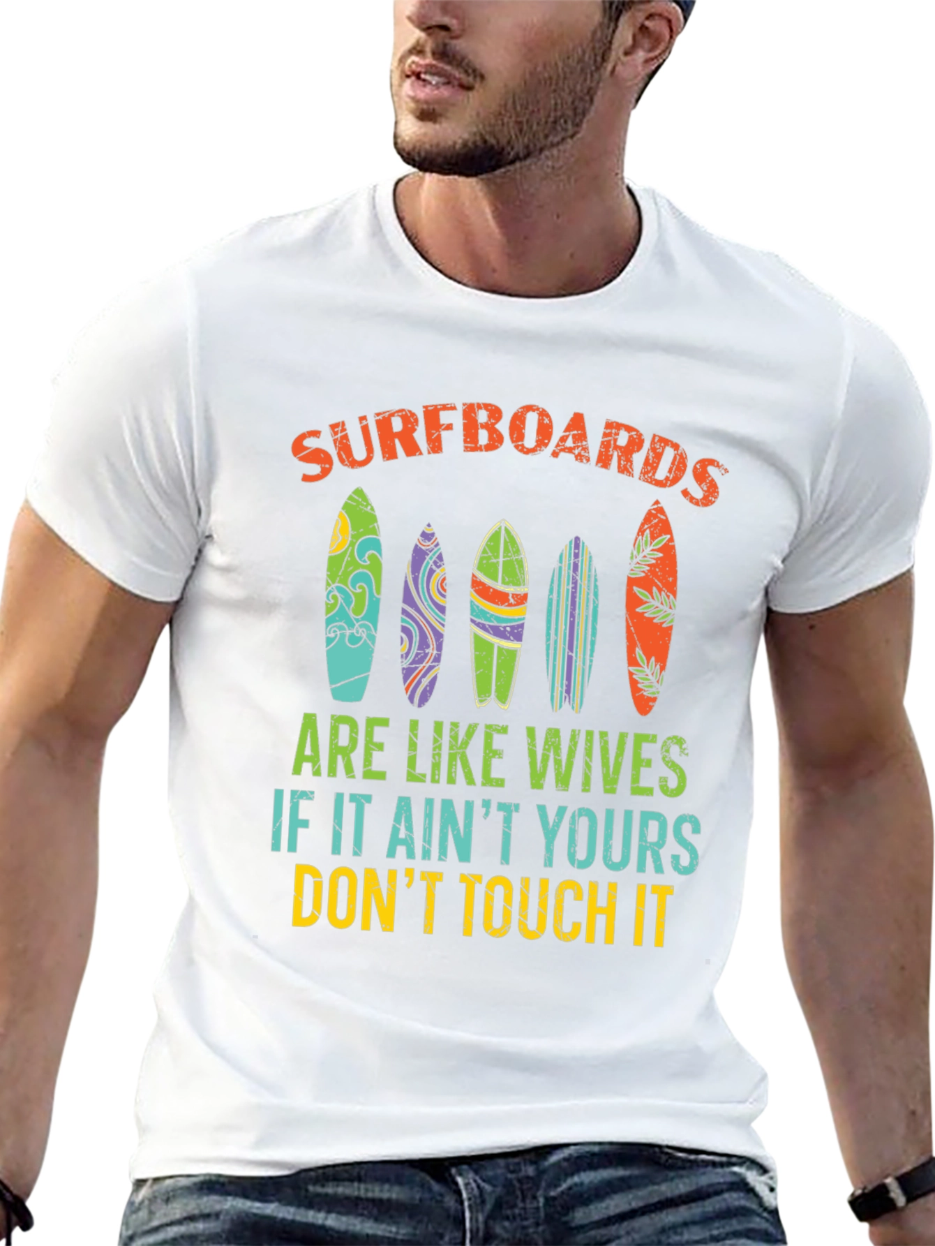 Surfboards Are Like Wives Graphic Tee