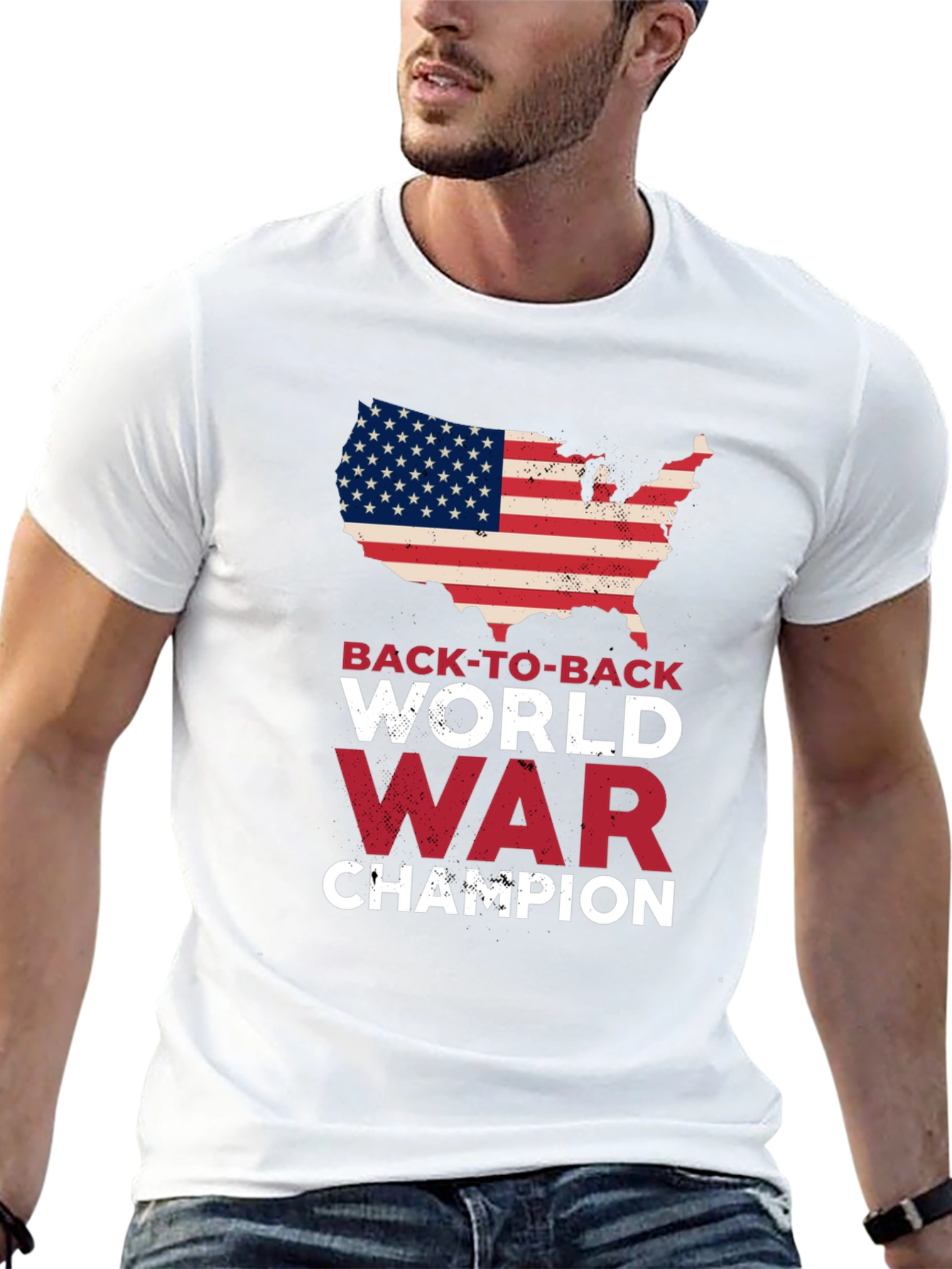 Back-to-Back World War Champion Graphic Tee