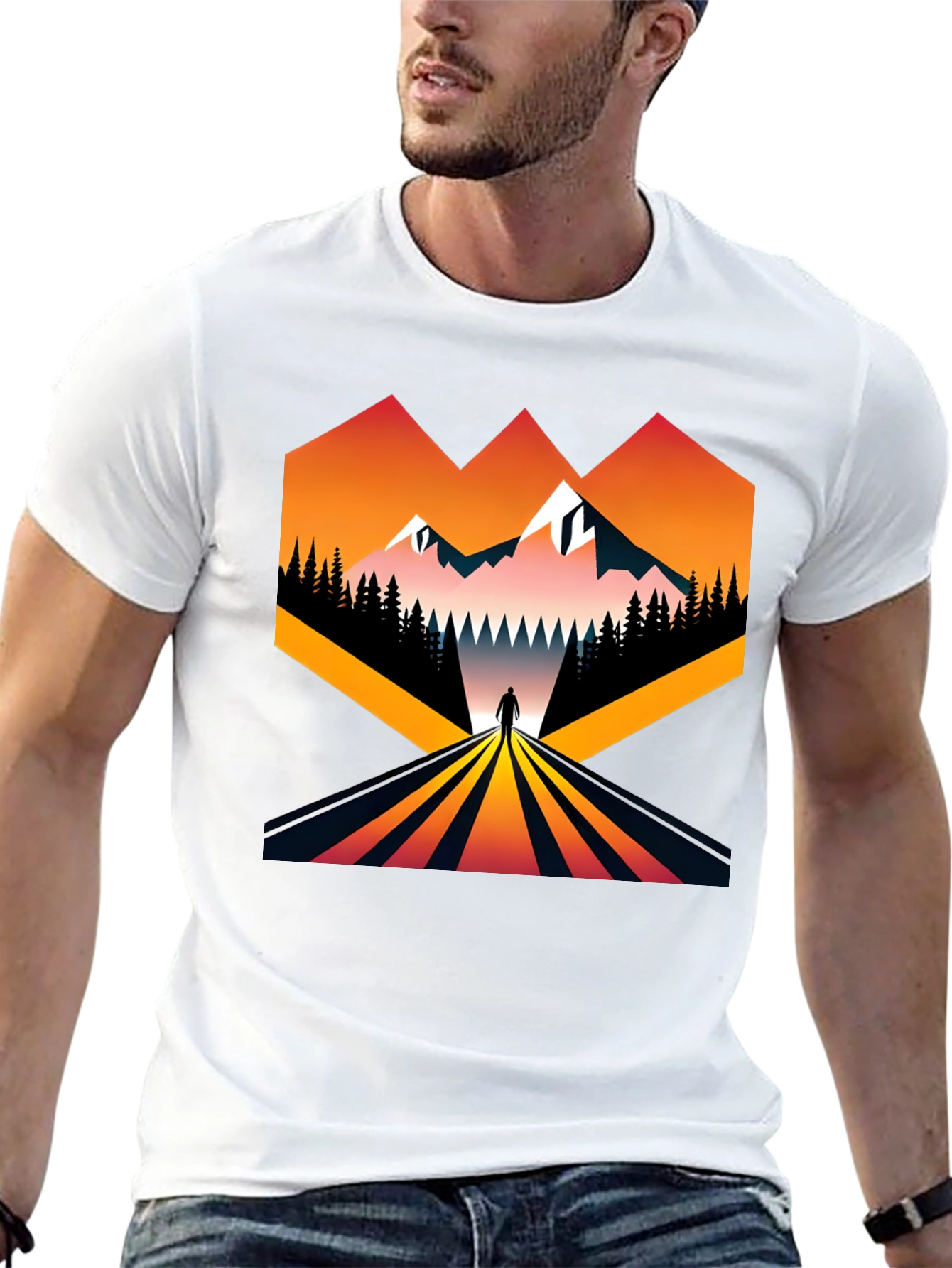 Mountain Vista Graphic T-Shirt - Adventure Awaits