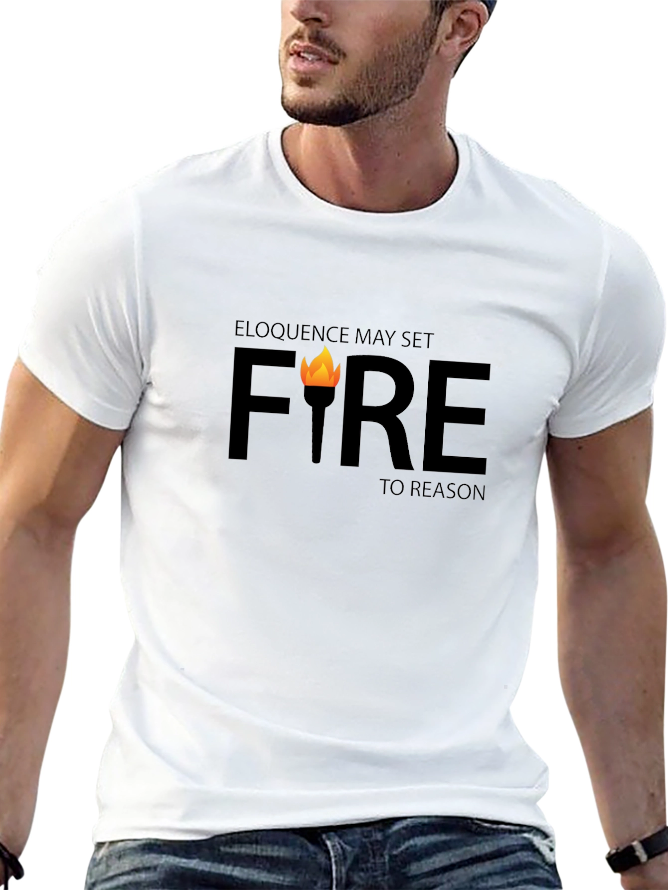 Eloquence Fire to Reason Graphic T-Shirt