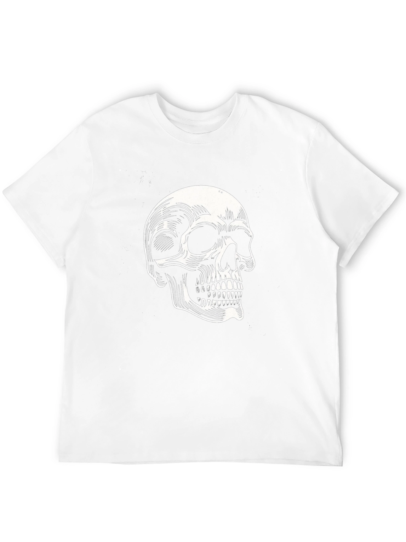 Skull Graphic Print Black T-Shirt - Edgy Style